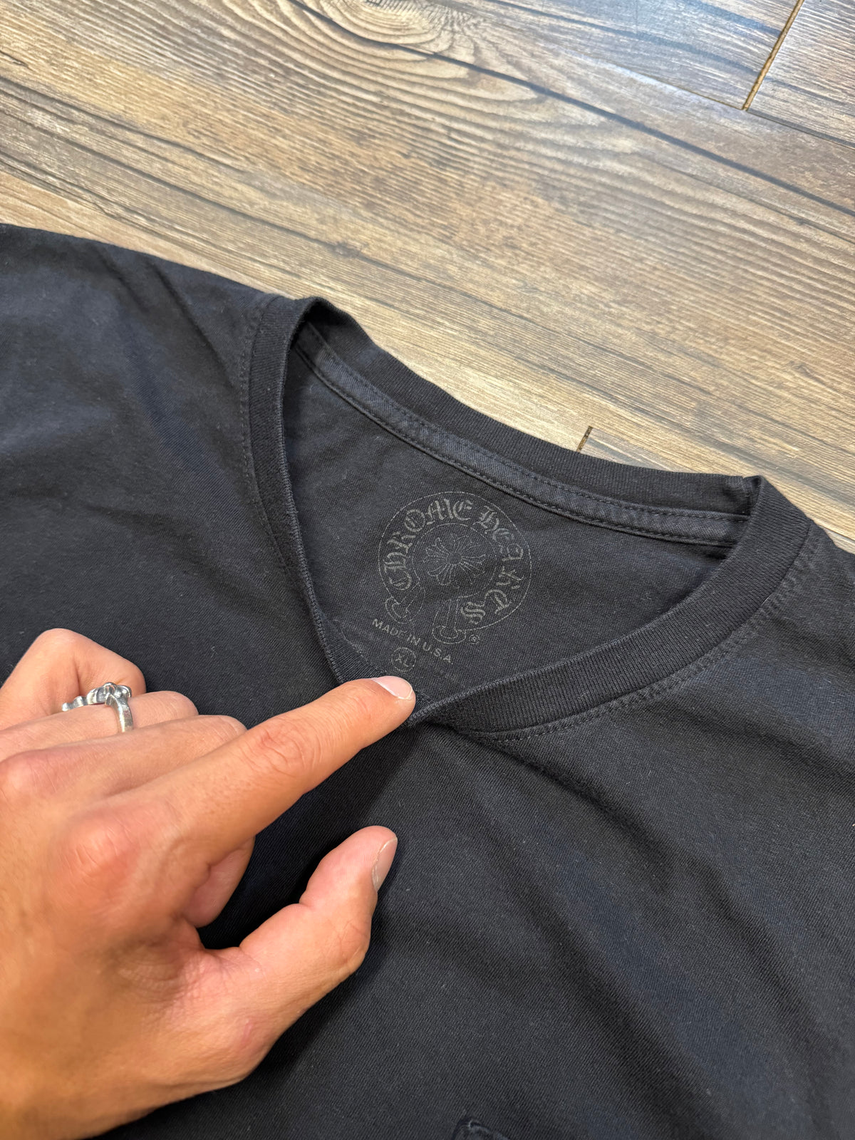 CHROME HEARTS LOGO T-SHIRT (XL)