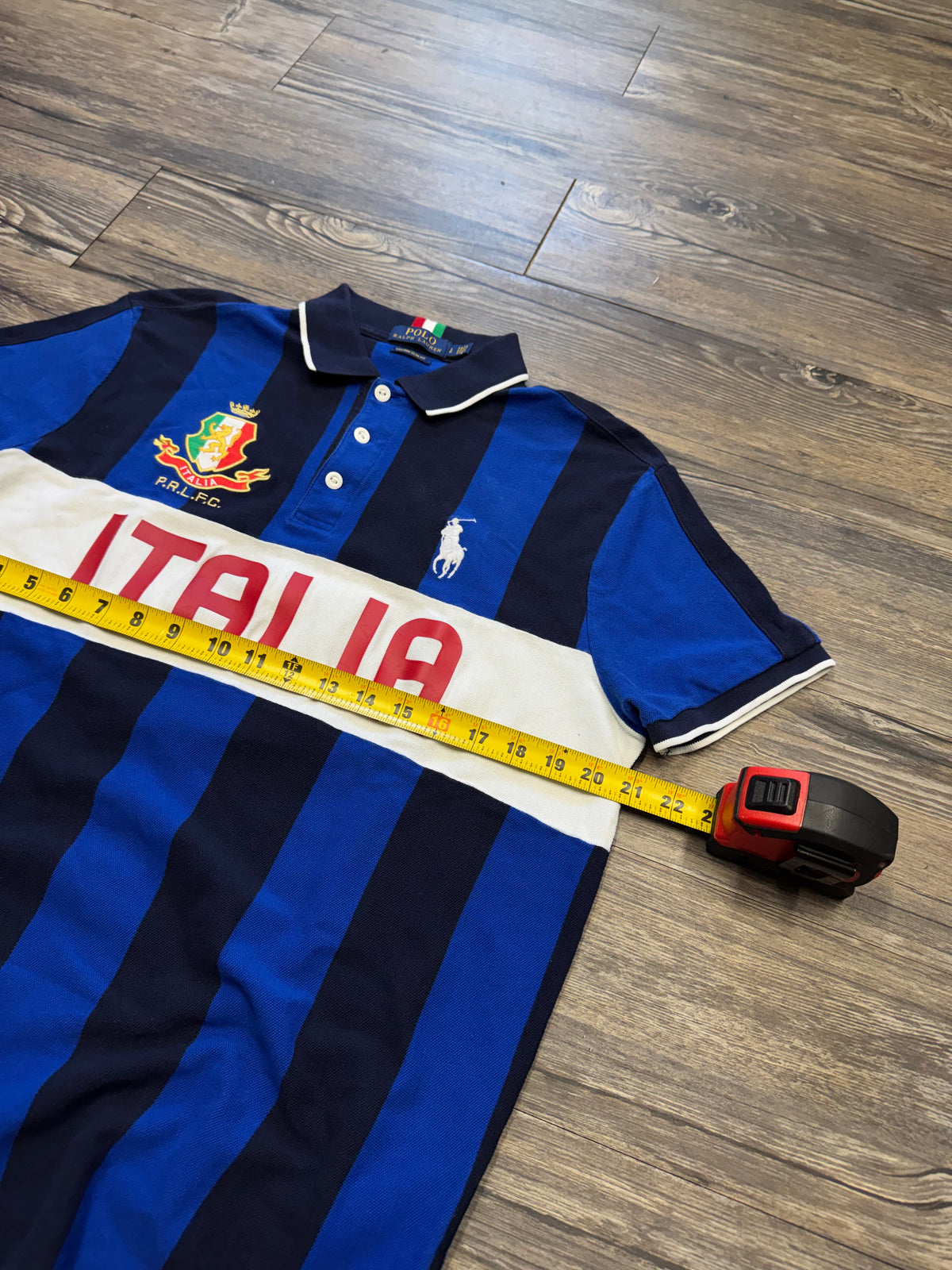 POLO RALPH LAUREN ITALIA JERSEY STYLE BIG PONY POLO (L)