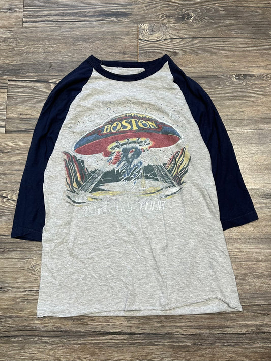 90’s BOSTON GRAPHIC T-SHIRT (MEDIUM)
