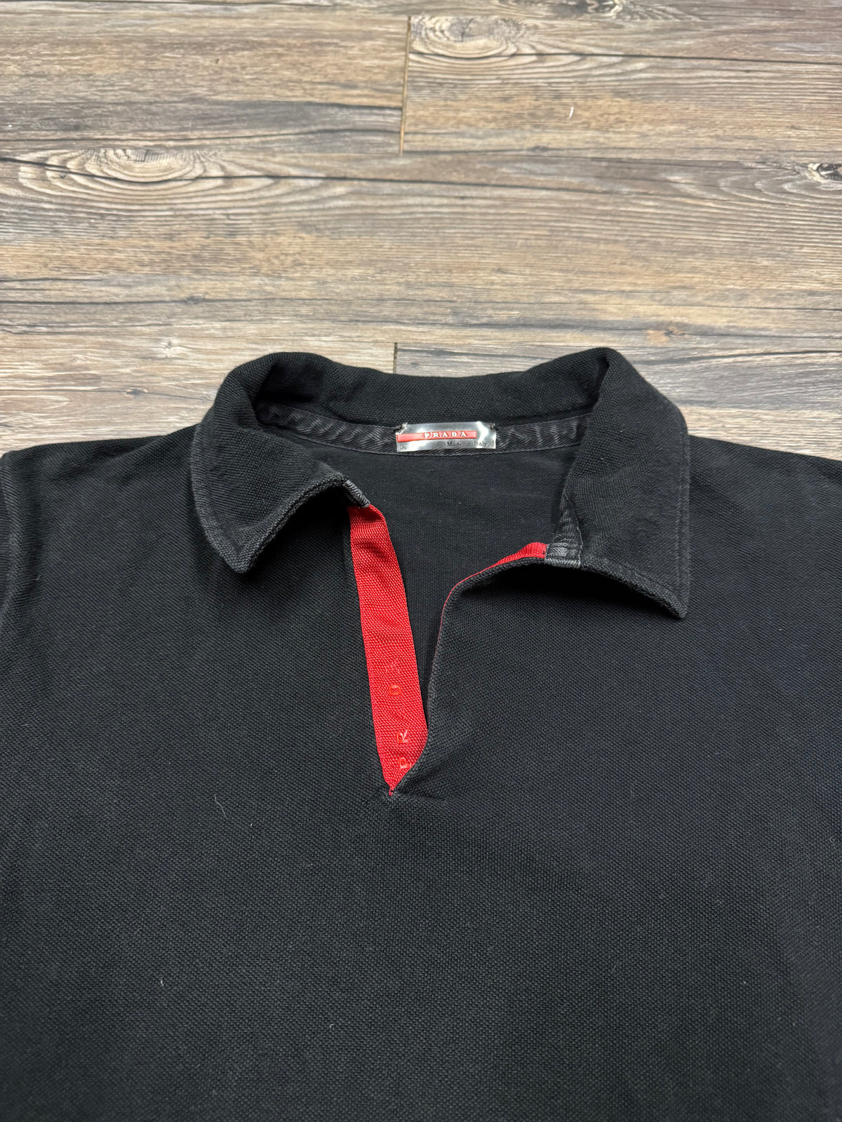 PRADA VINTAGE COLLARED POLO (S)