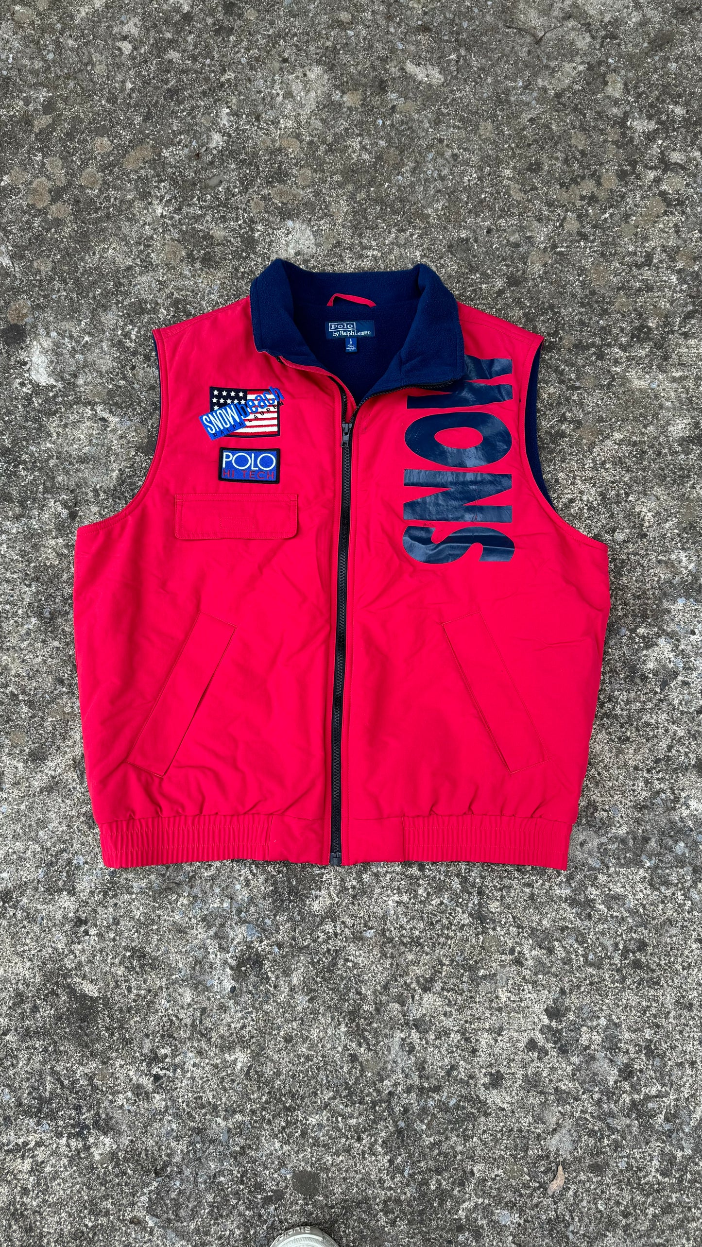 POLO RALPH LAUREN SNOW BEACH VEST (L)