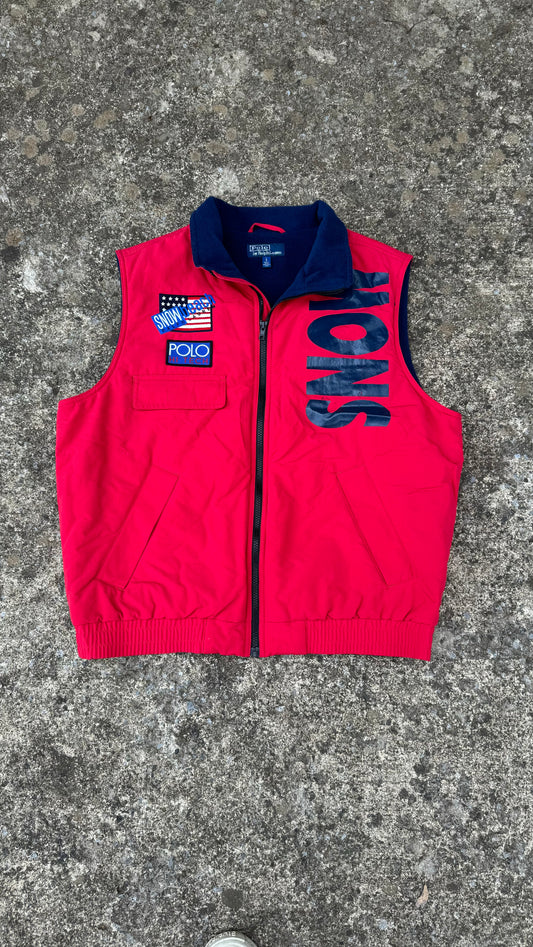 POLO RALPH LAUREN SNOW BEACH VEST (L)