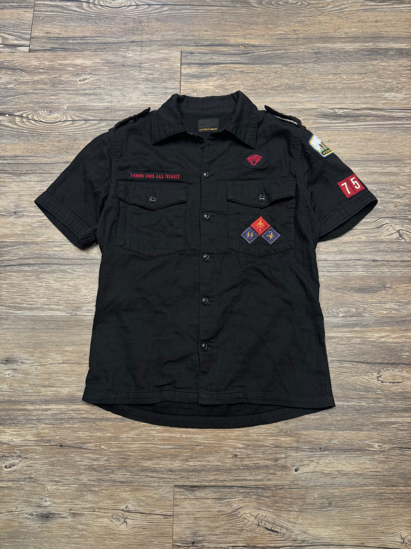HYSTERIC GLAMOUR UNIFORM BUTTON-UP (M)