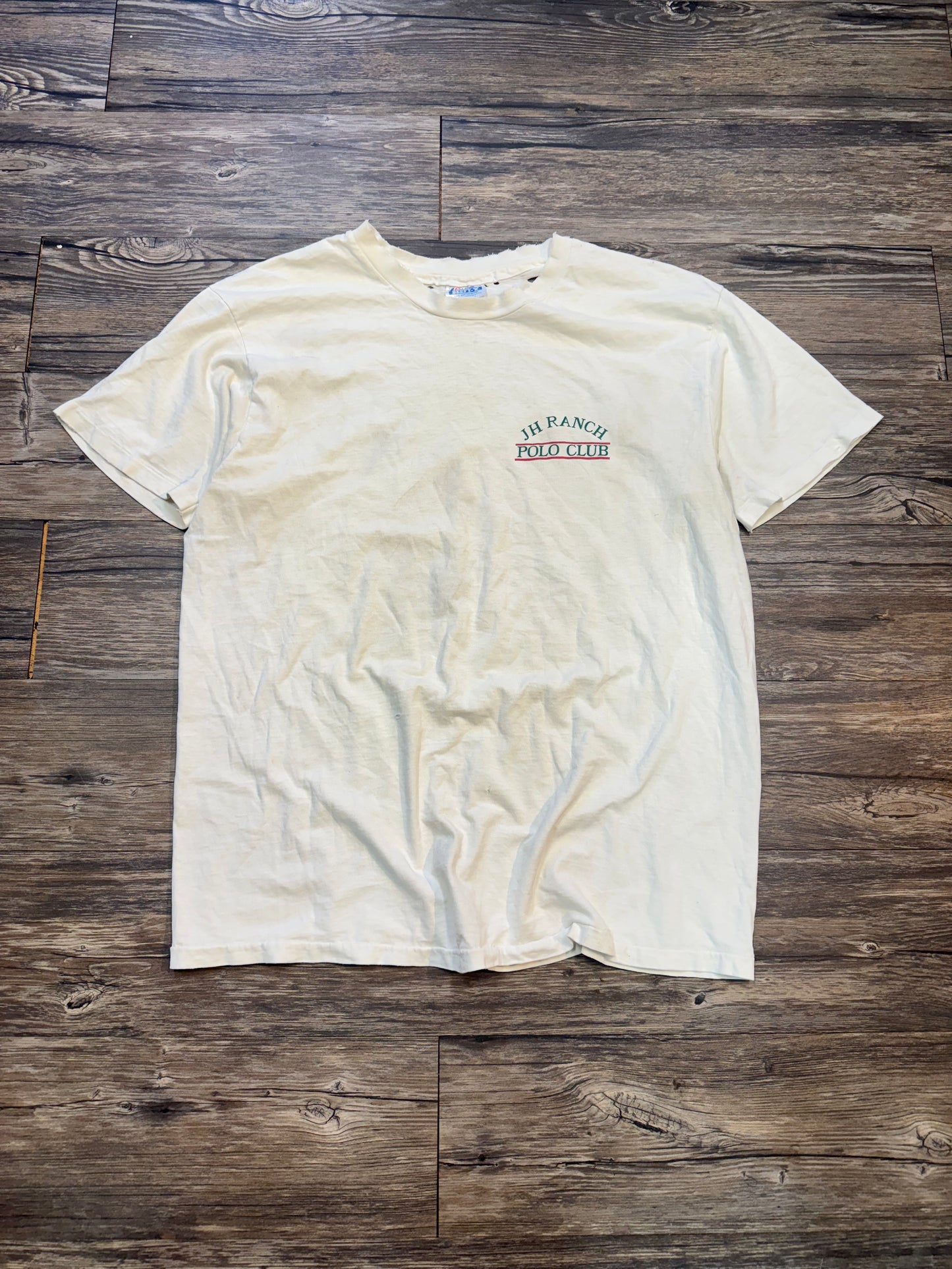 VINTAGE POLO RANCH DISTRESSED TEE (L)