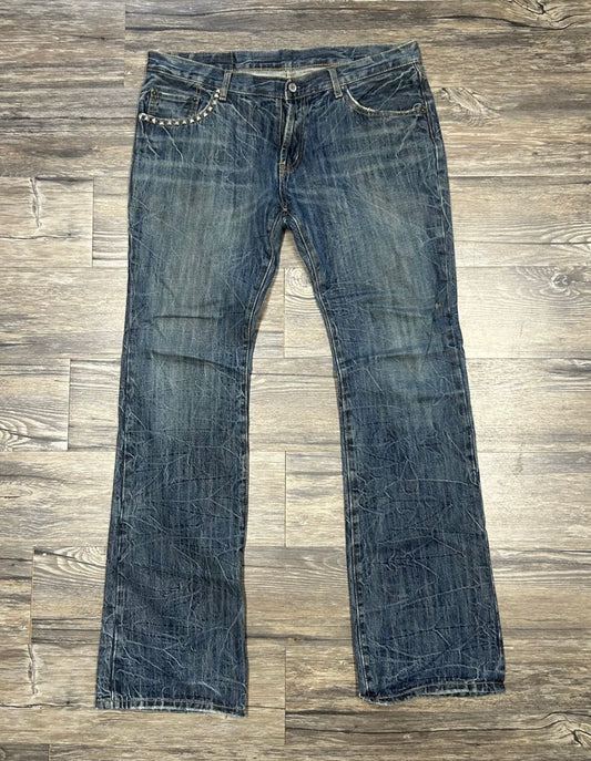 HYSTERIC GLAMOUR “TOO DRUNK TO F*** FADED DENIM (34)
