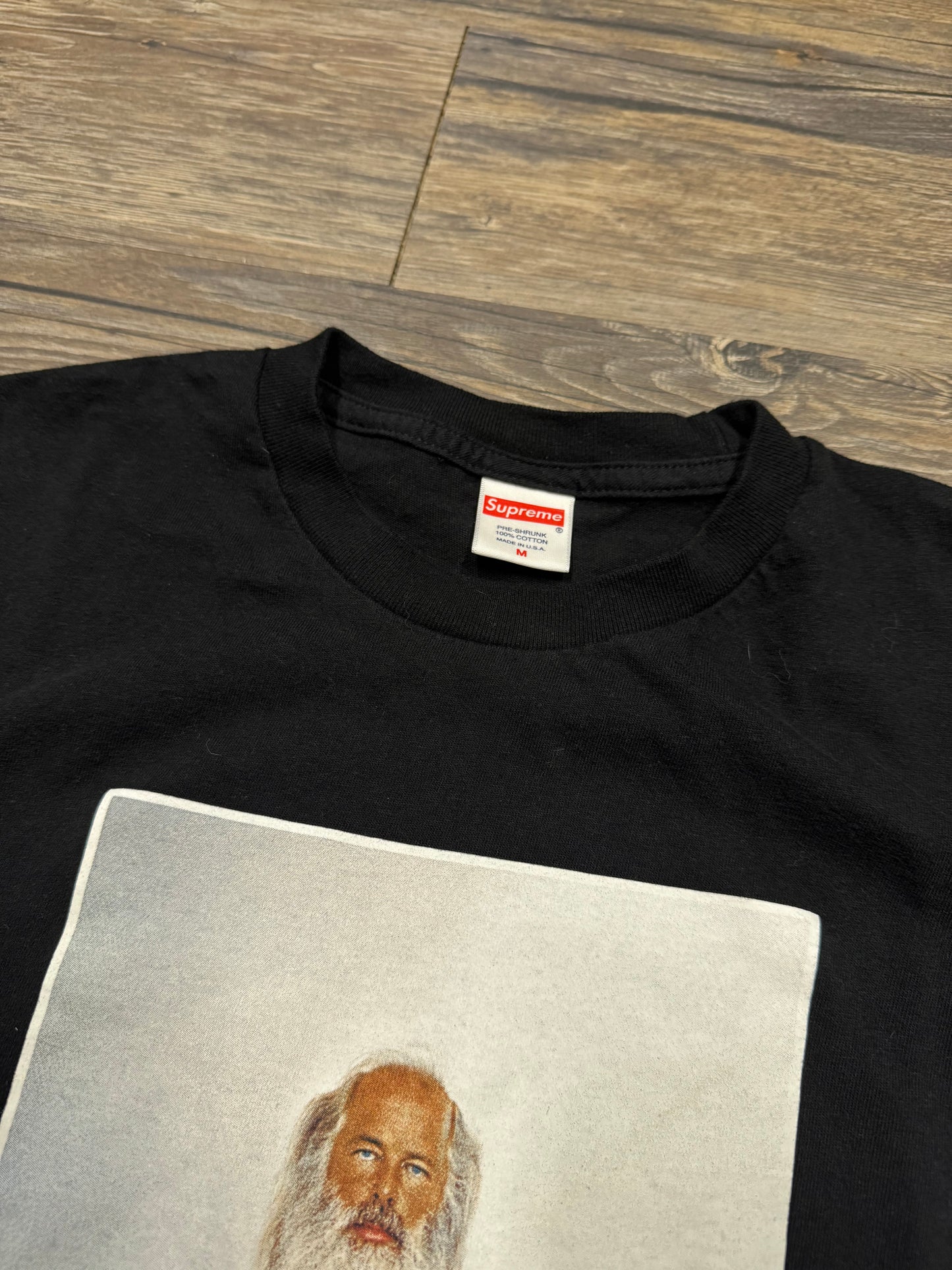 SUPREME FW21 RICK RUBIN BLACK TEE (M)