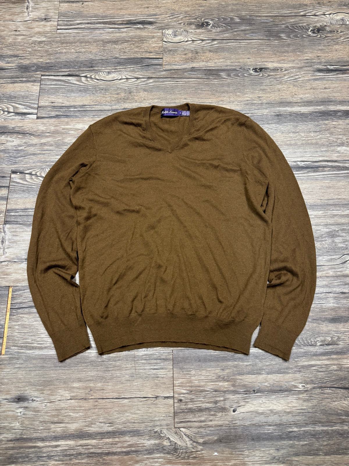 POLO RALPH LAUREN PURPLE LABEL CASHMERE SWEATER (S)