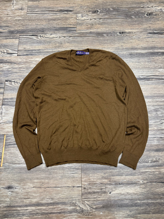 POLO RALPH LAUREN PURPLE LABEL CASHMERE SWEATER (S)
