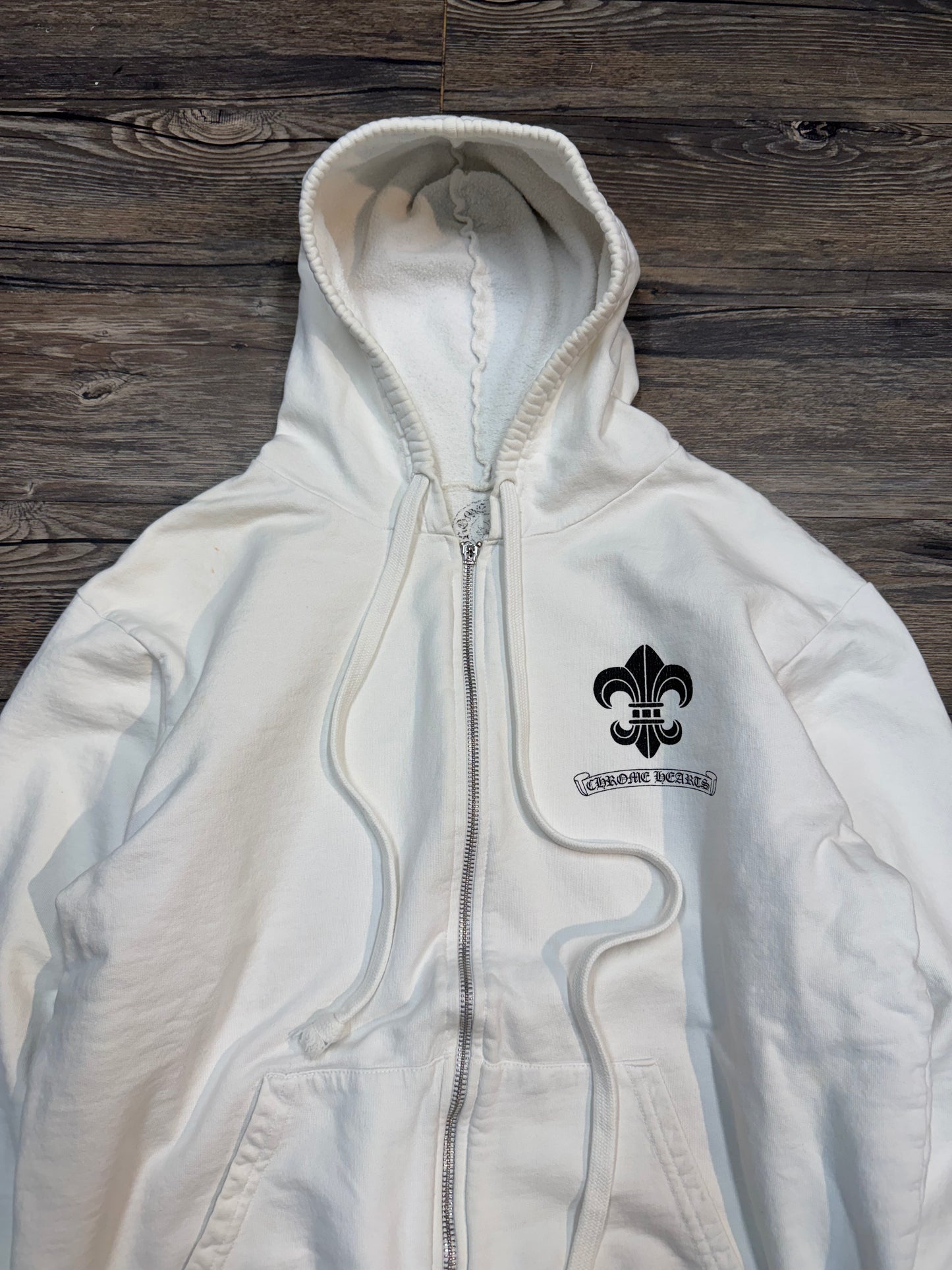 CHROME HEARTS ZIP-UP HOODIE (XL)