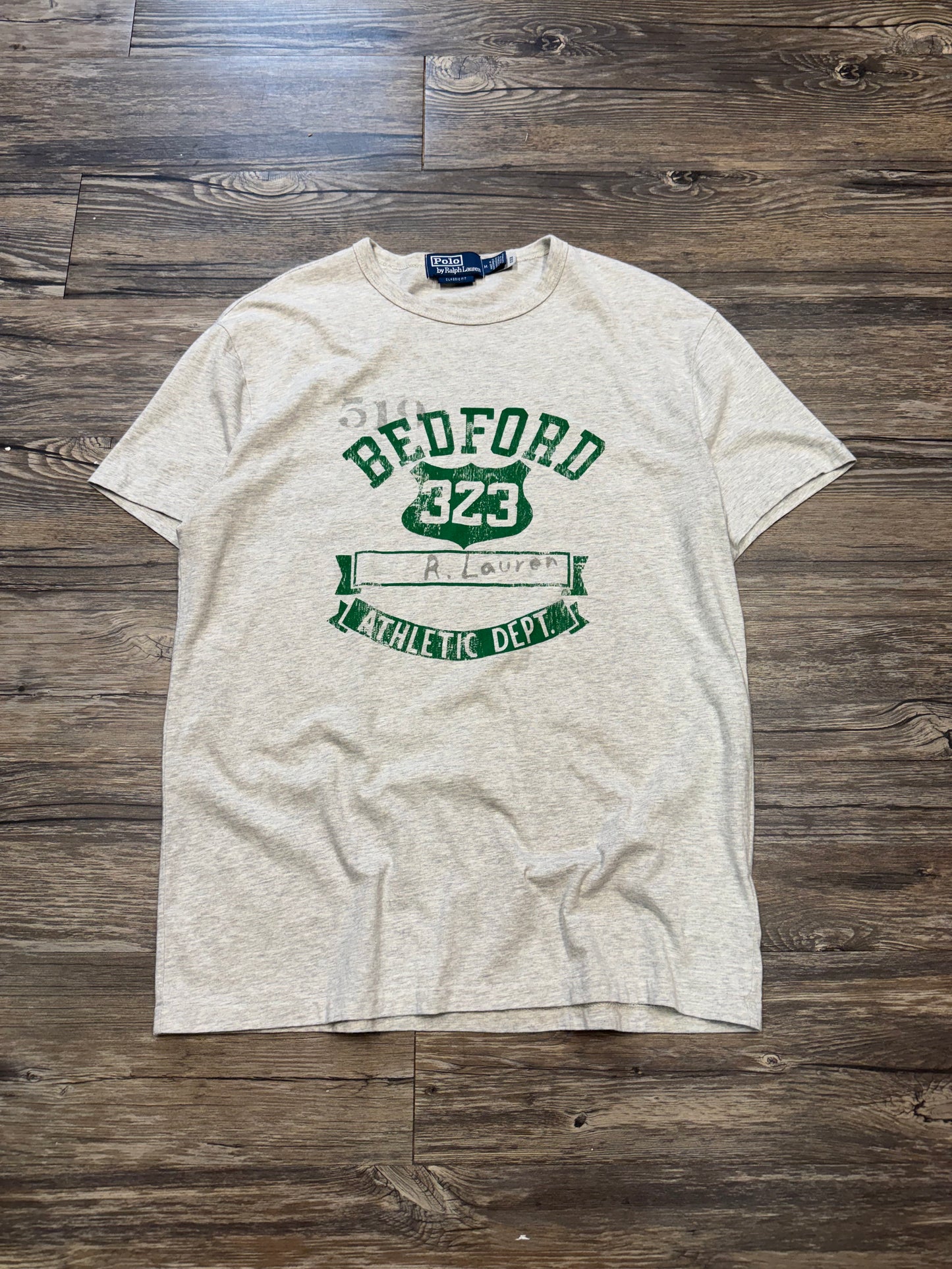 POLO RALPH LAUREN BEDFORD ATHLETIC DEPT T-SHIRT (M)