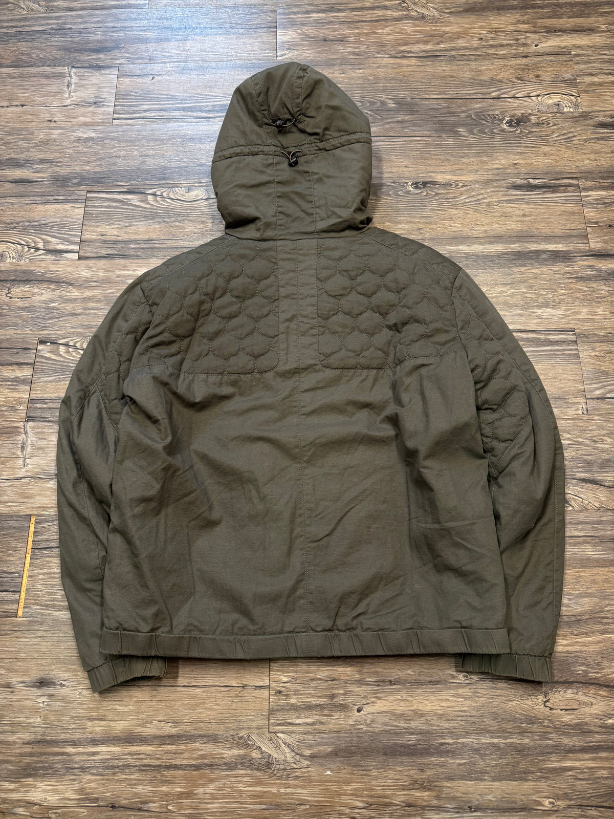 2000’s ARMANI EXCHANGE QUILTED ZIP UP BOMBER JACKET (XL)
