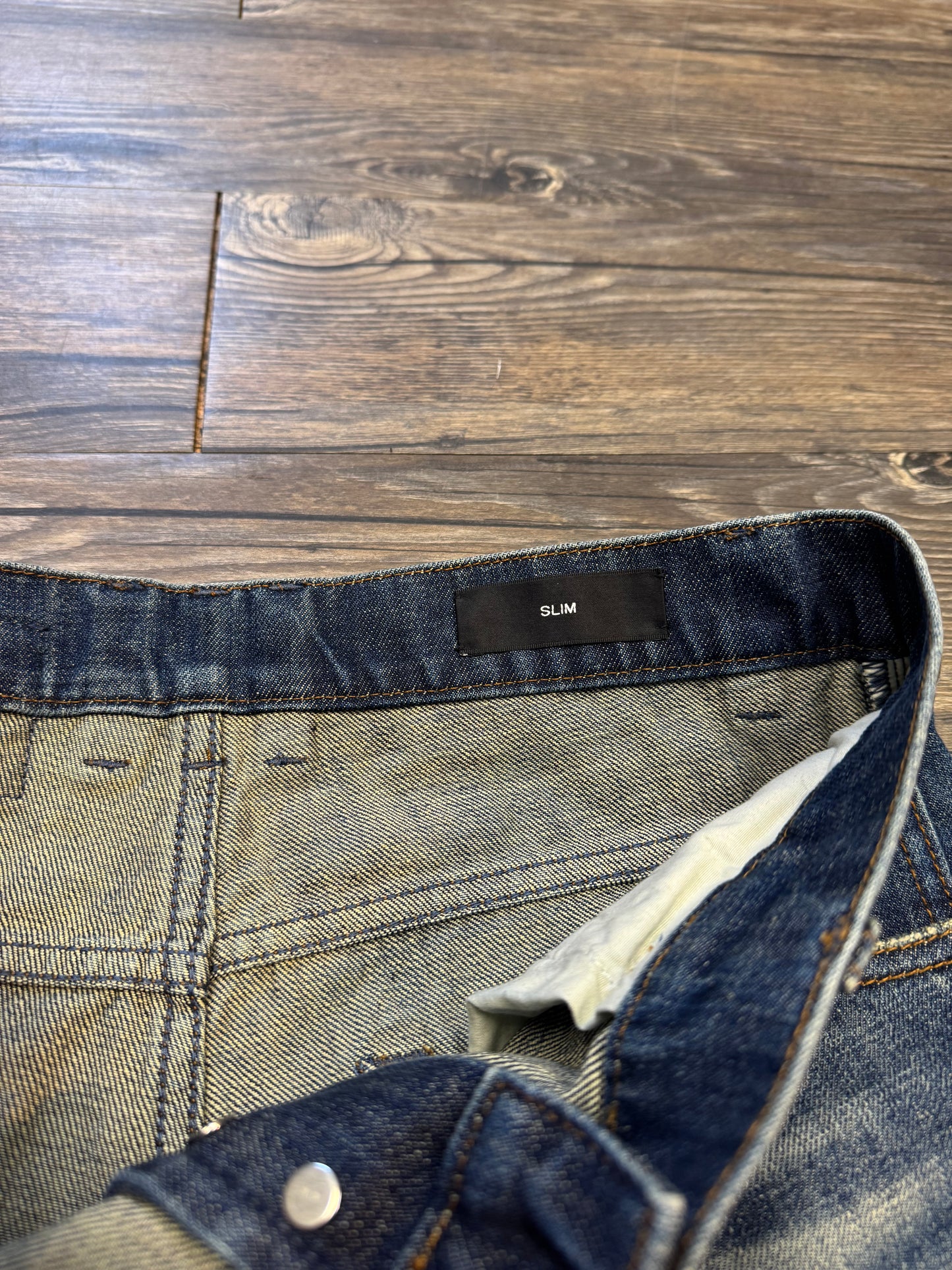 BALMAIN FADED SKINNY JEANS (30)