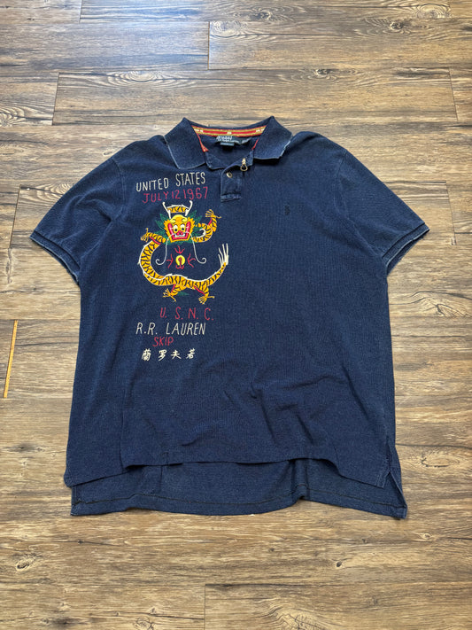 POLO RALPH LAUREN CHINESE NEW YEAR DRAGON POLO (XXL)