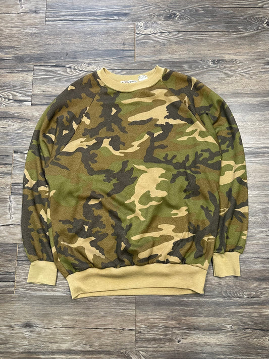VINTAGE CAMO CREWNECK (XL)