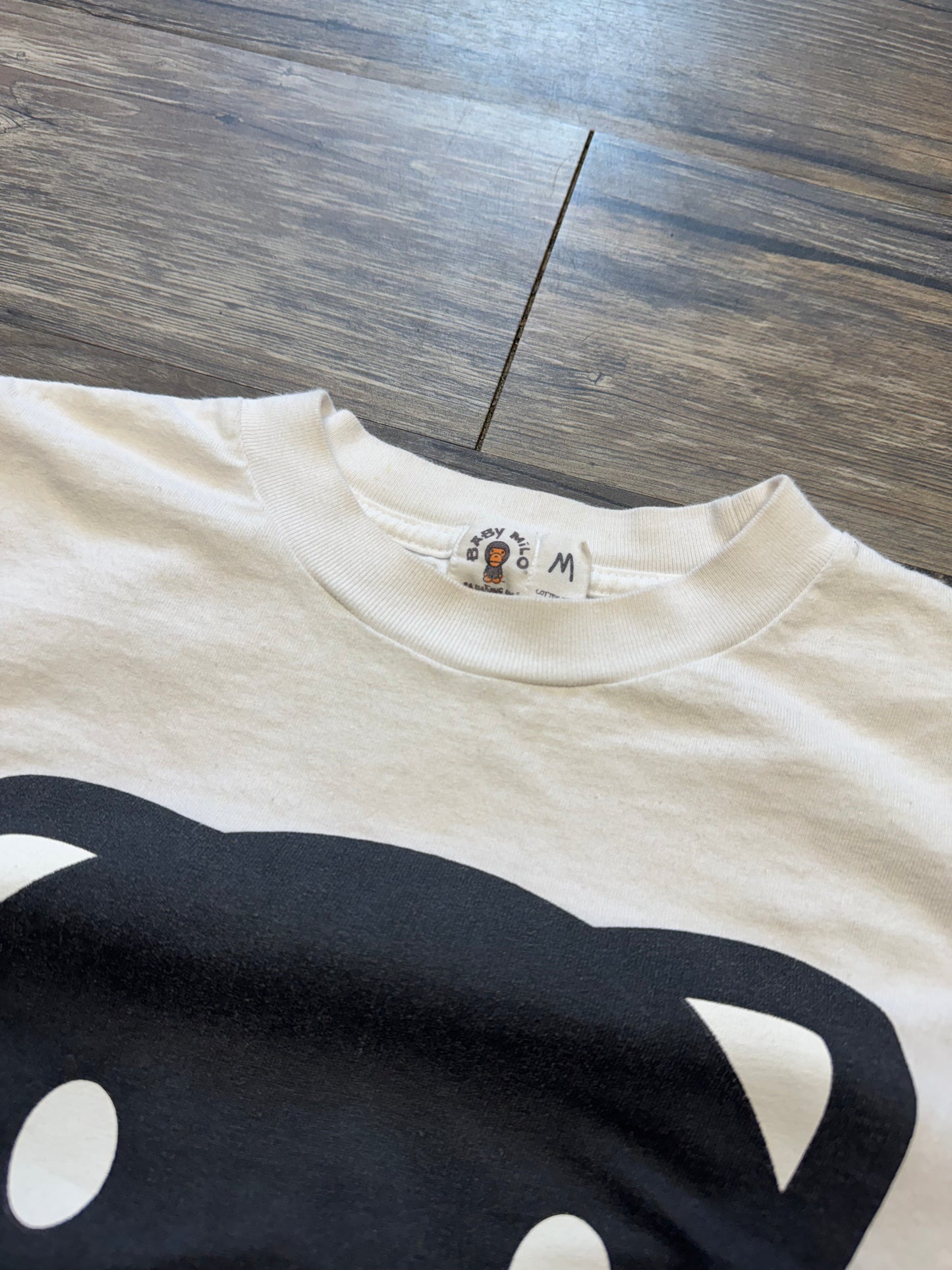 BABY MILO TIGER WHITE TEE (M)