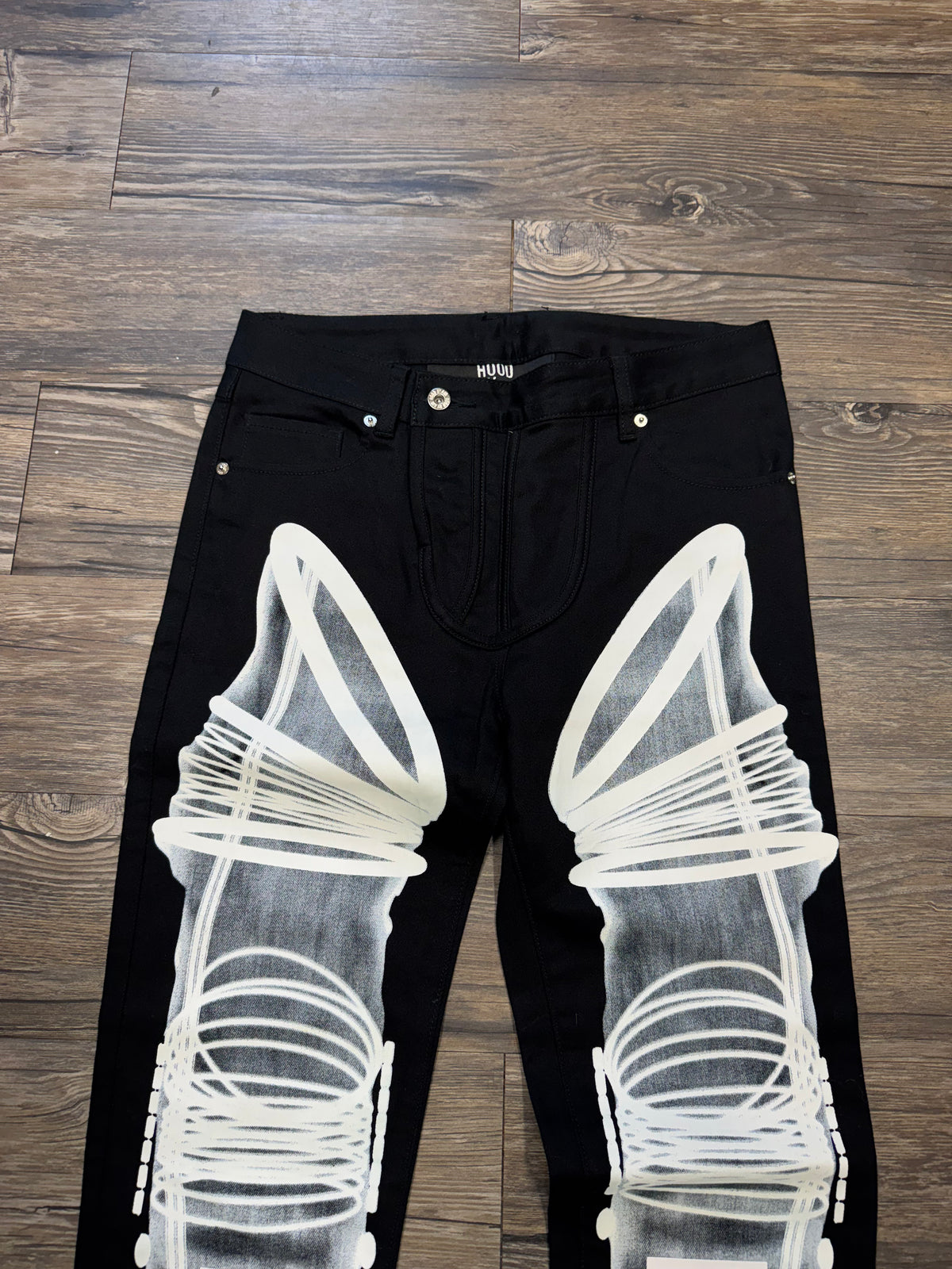 HOOD BY AIR X-RAY DENIM JEANS (32)