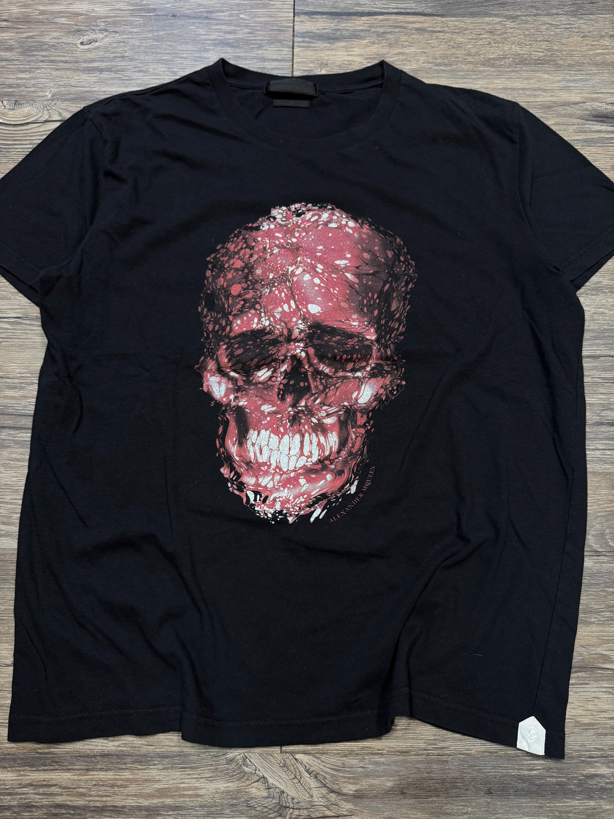 ALEXANDER MCQUEEN SKULL PRINT T-SHIRT (L)