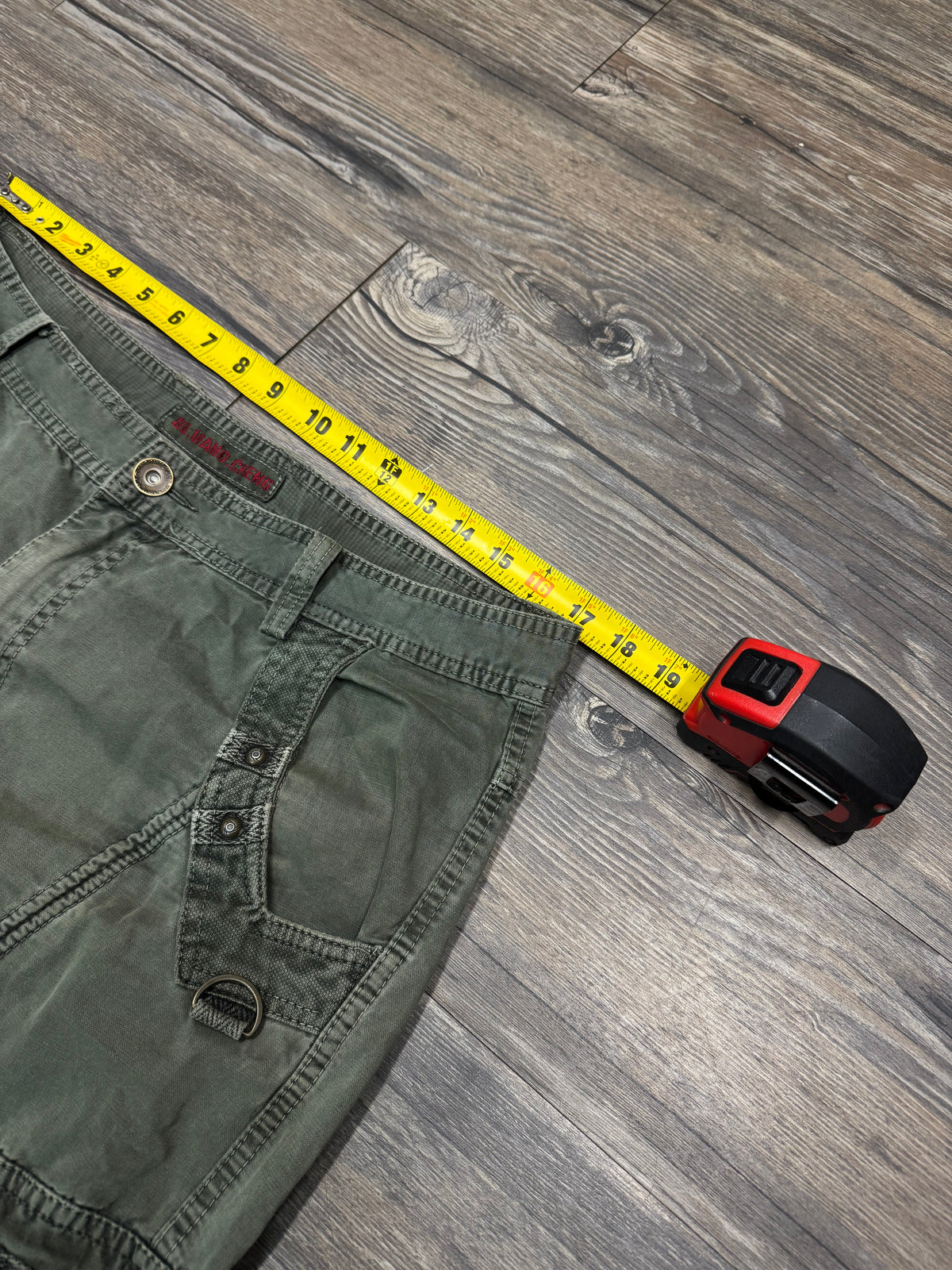 WANG CHENG RAVE STYLE CARGO PANTS (36)