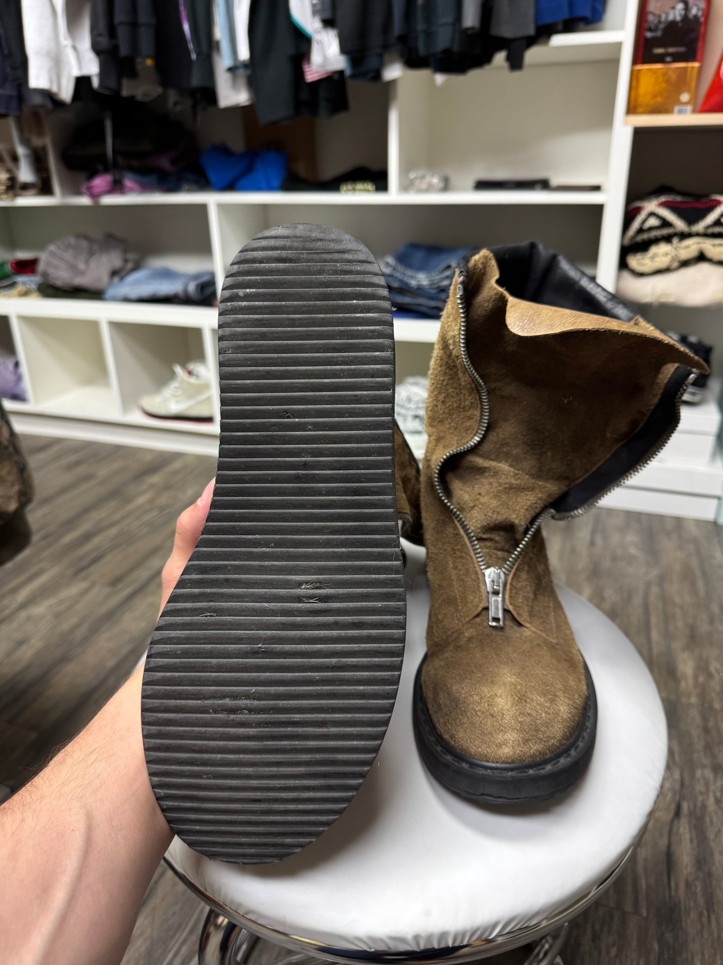 RICK OWEN FW11 LIMO ZIP BOOT (11)