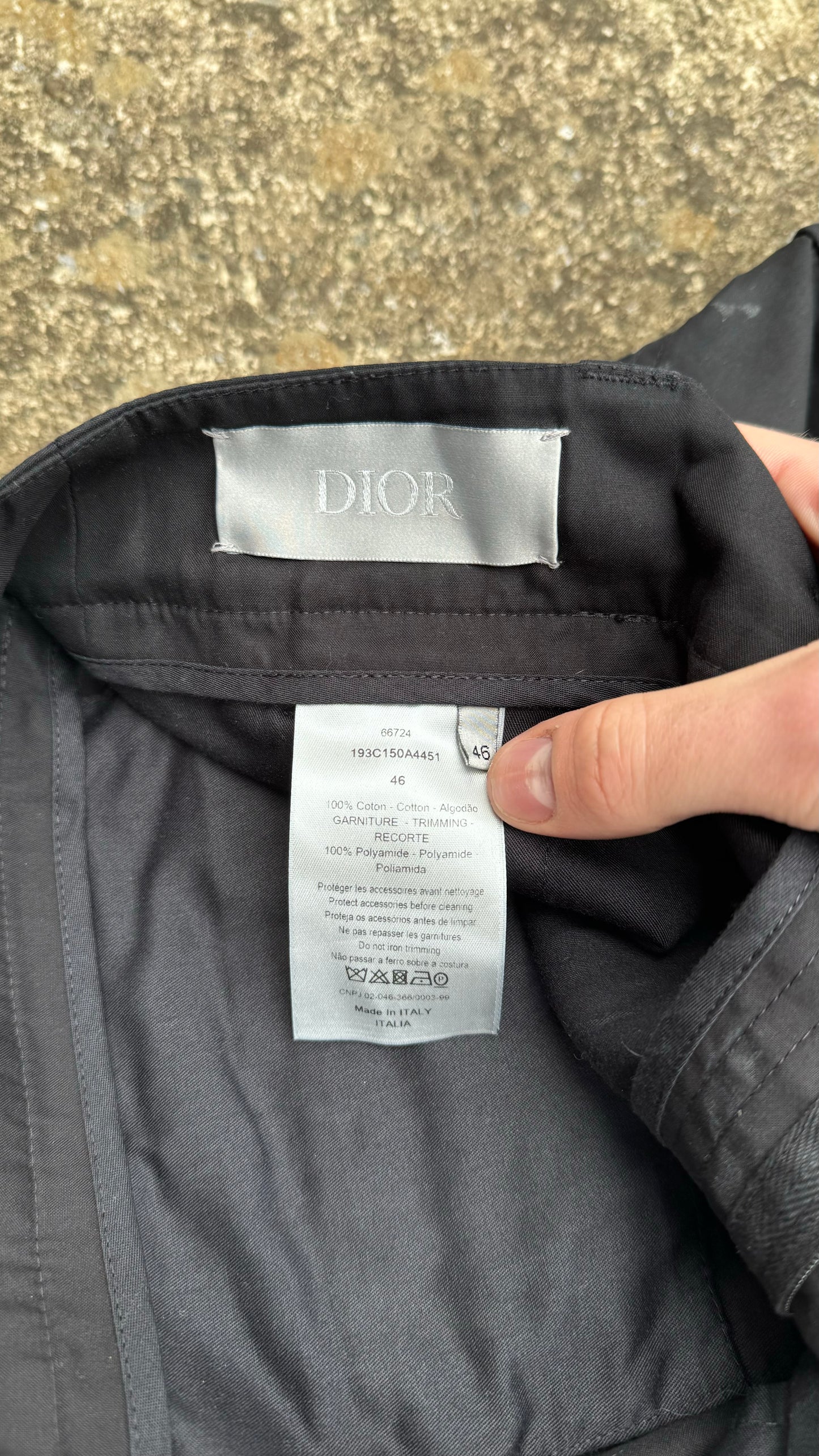 CHRISTIAN DIOR BUCKLE PANTS (30)
