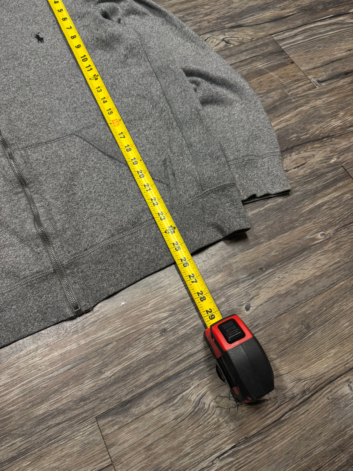 POLO RALPH LAUREN FLEECE FULL-ZIP HOODIE (M)
