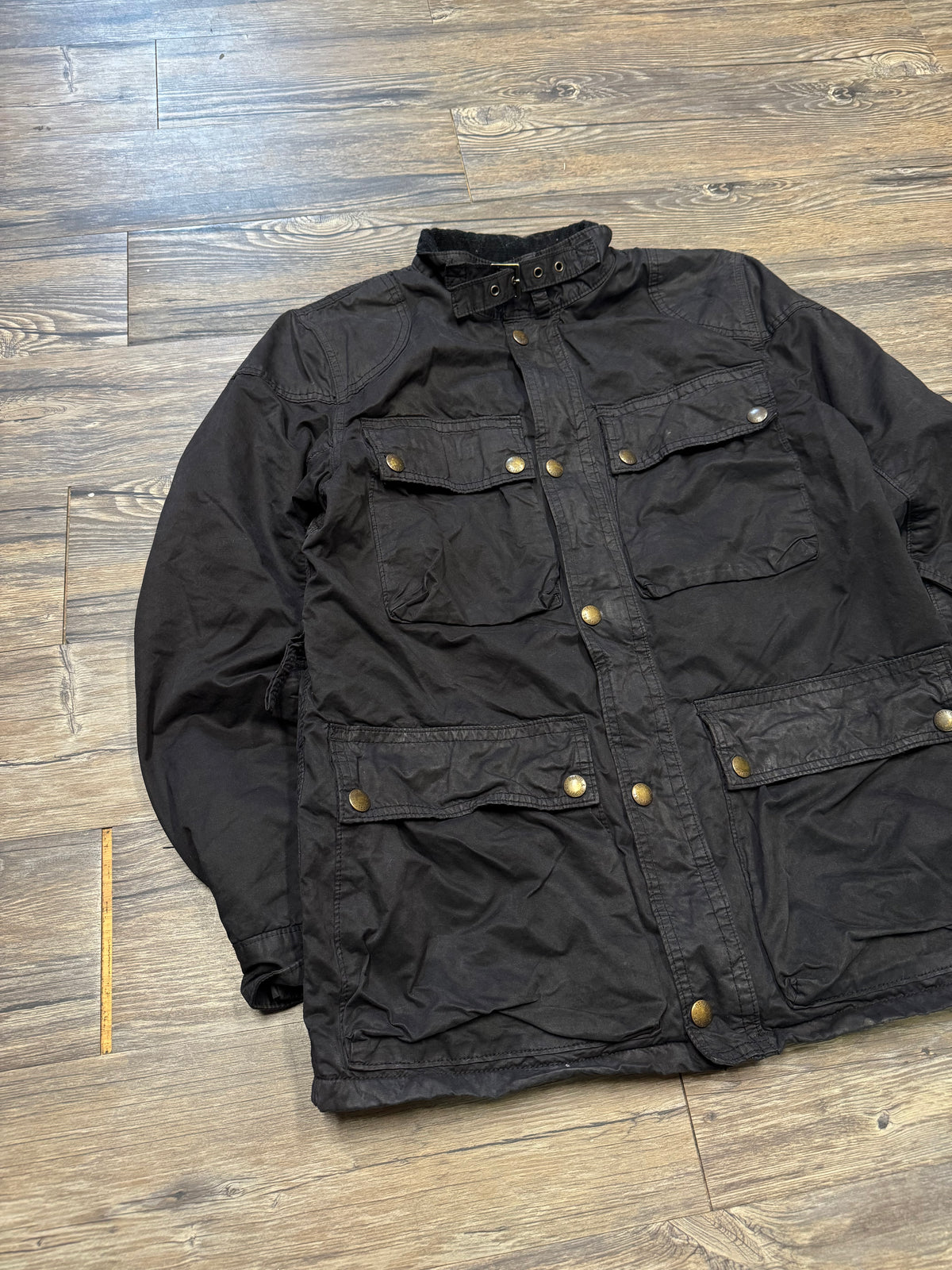POLO RALPH LAUREN DENIM & SUPPLY LEOPARD INTERIOR UTILITY JACKET (M)