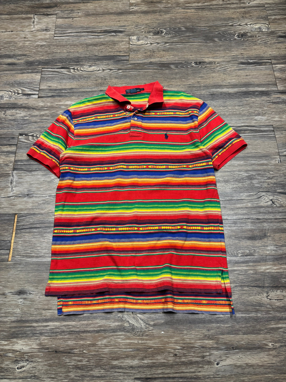 POLO RALPH LAUREN SMALL PONY AZTEC POLO (L)