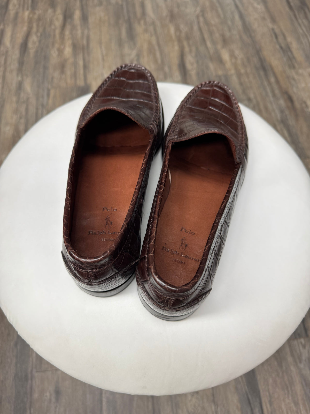 VTG RALPH LAUREN ALLIGATOR LOAFERS (8.5)