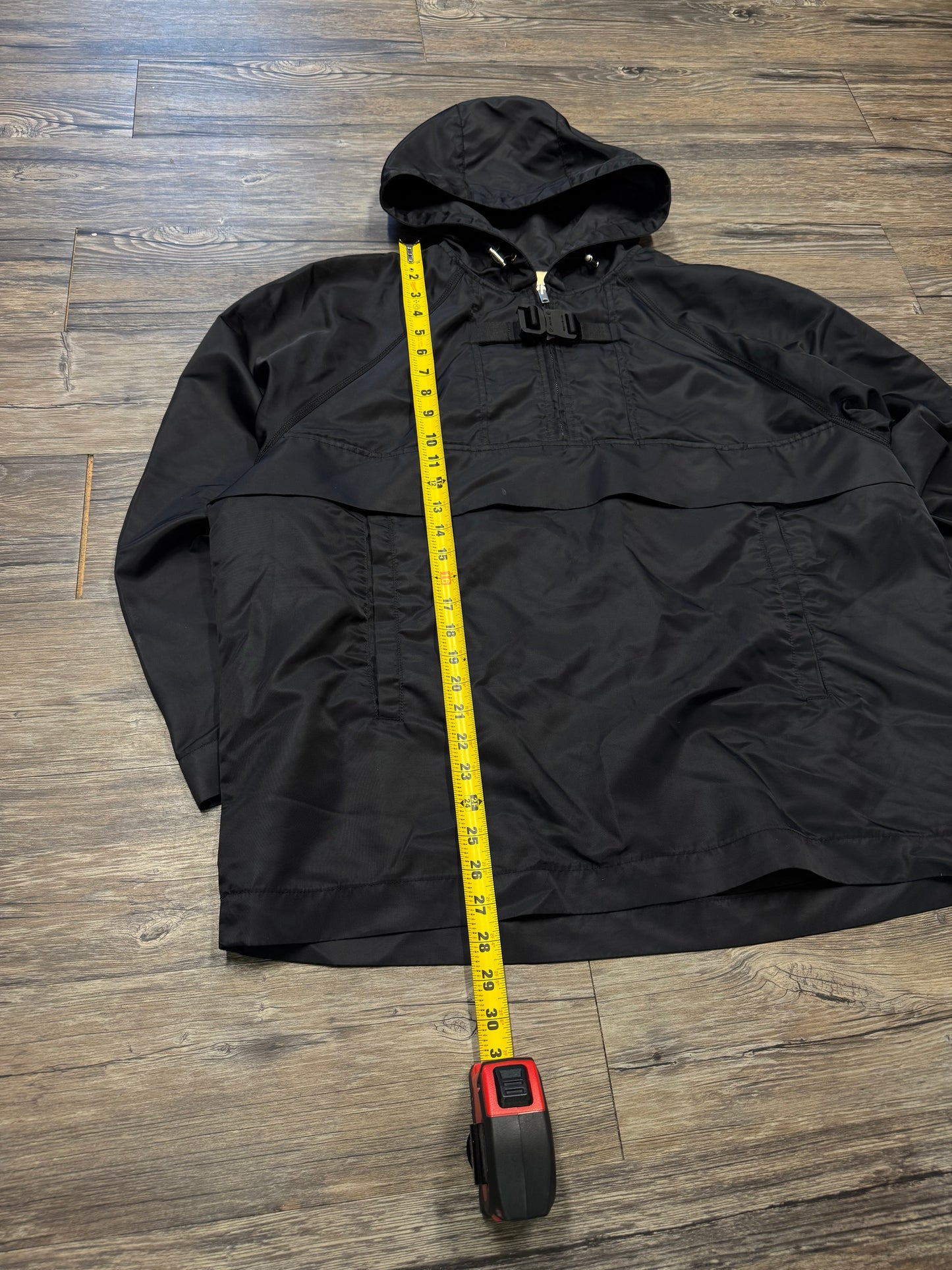 1017 ALYX 9SM HOODED NYLON SHELL JACKET (XS)