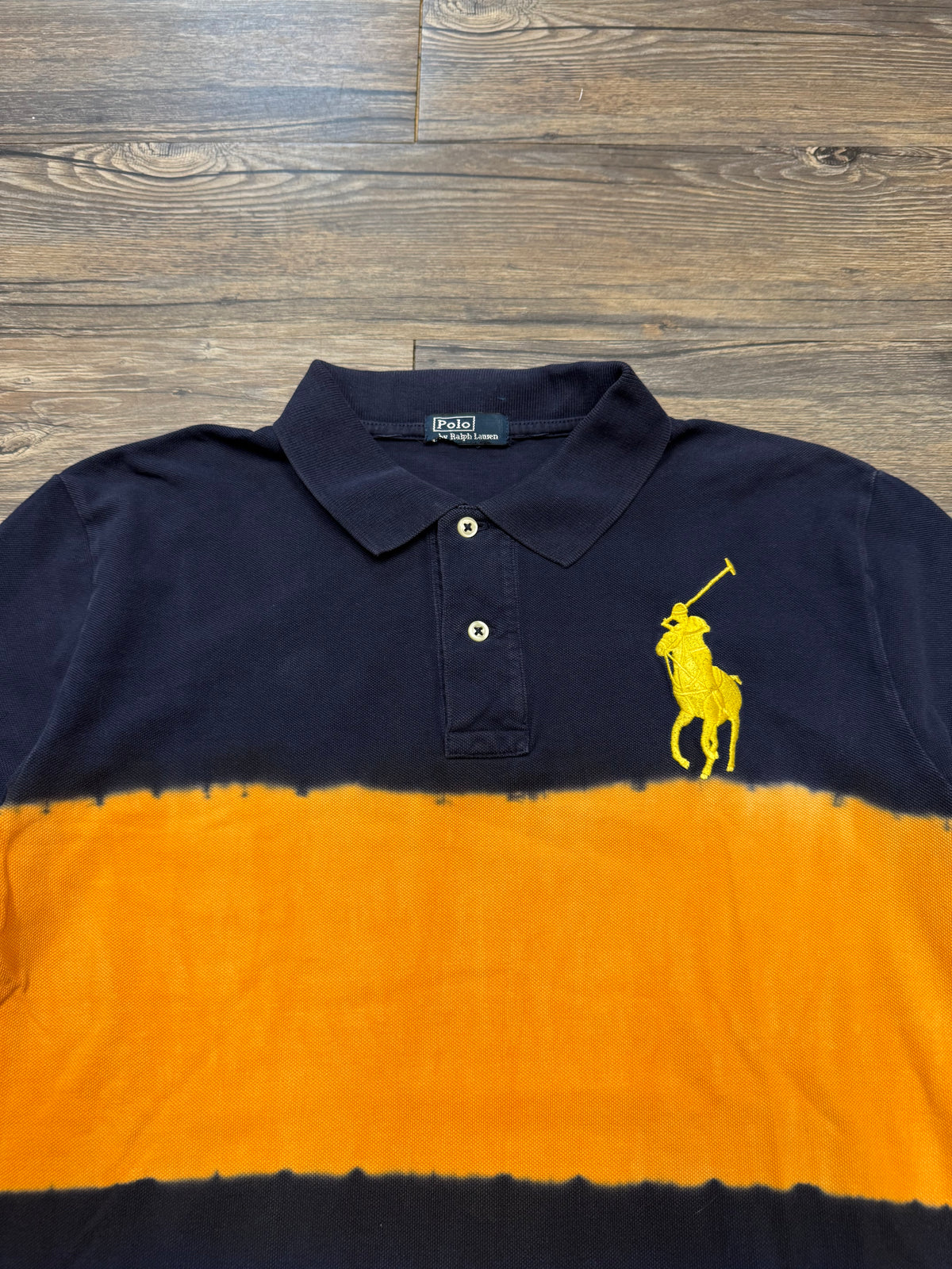 POLO RALPH LAUREN
BIG PONY OMBRE STRIPE POLO (L)