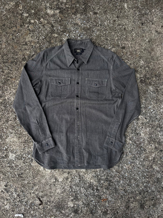 RR RALPH LAUREN BUTTON UP SHIRT (LARGE)