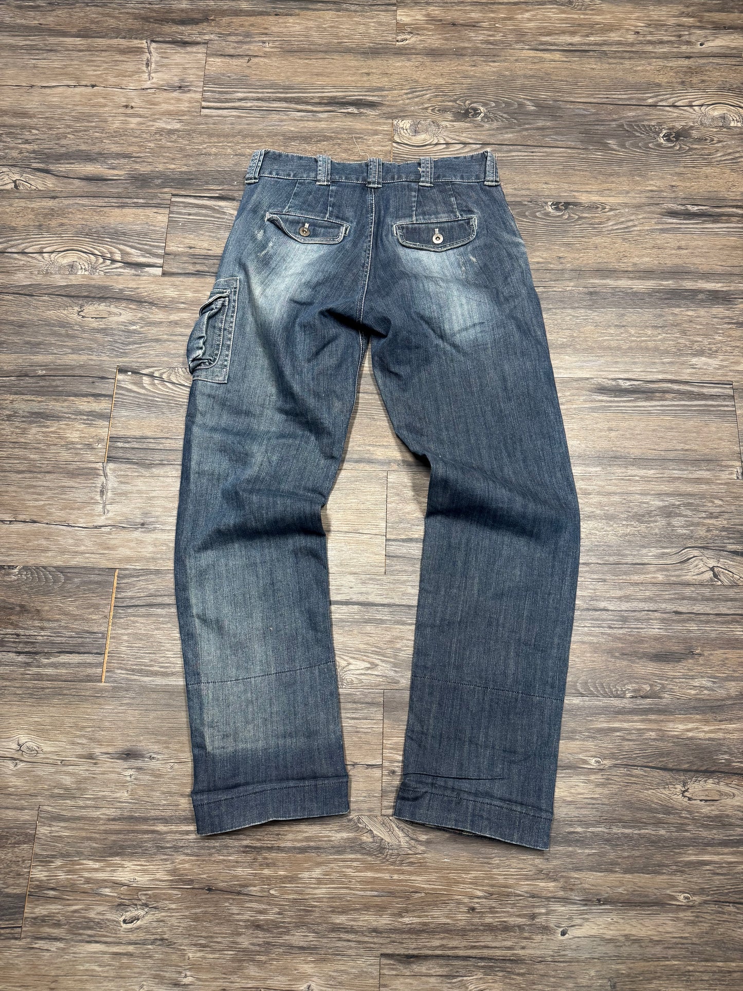 JAPANESE NEUTRAL INFINITY JEANS PLAID LINING (30x31)