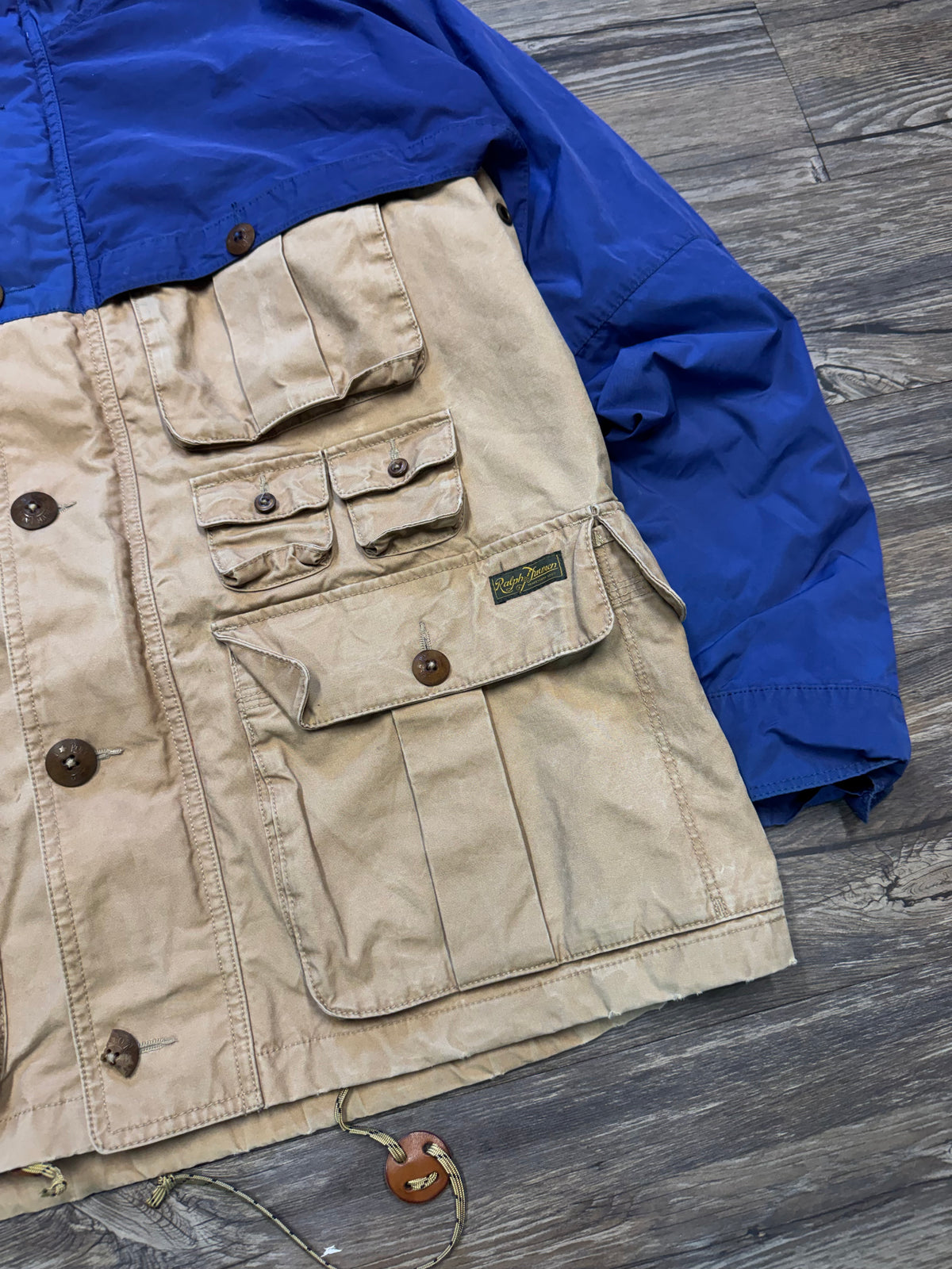 POLO RALPH LAUREN OUTDOORS MULTI-COLOR UTILITYY SKI JACKET (L)