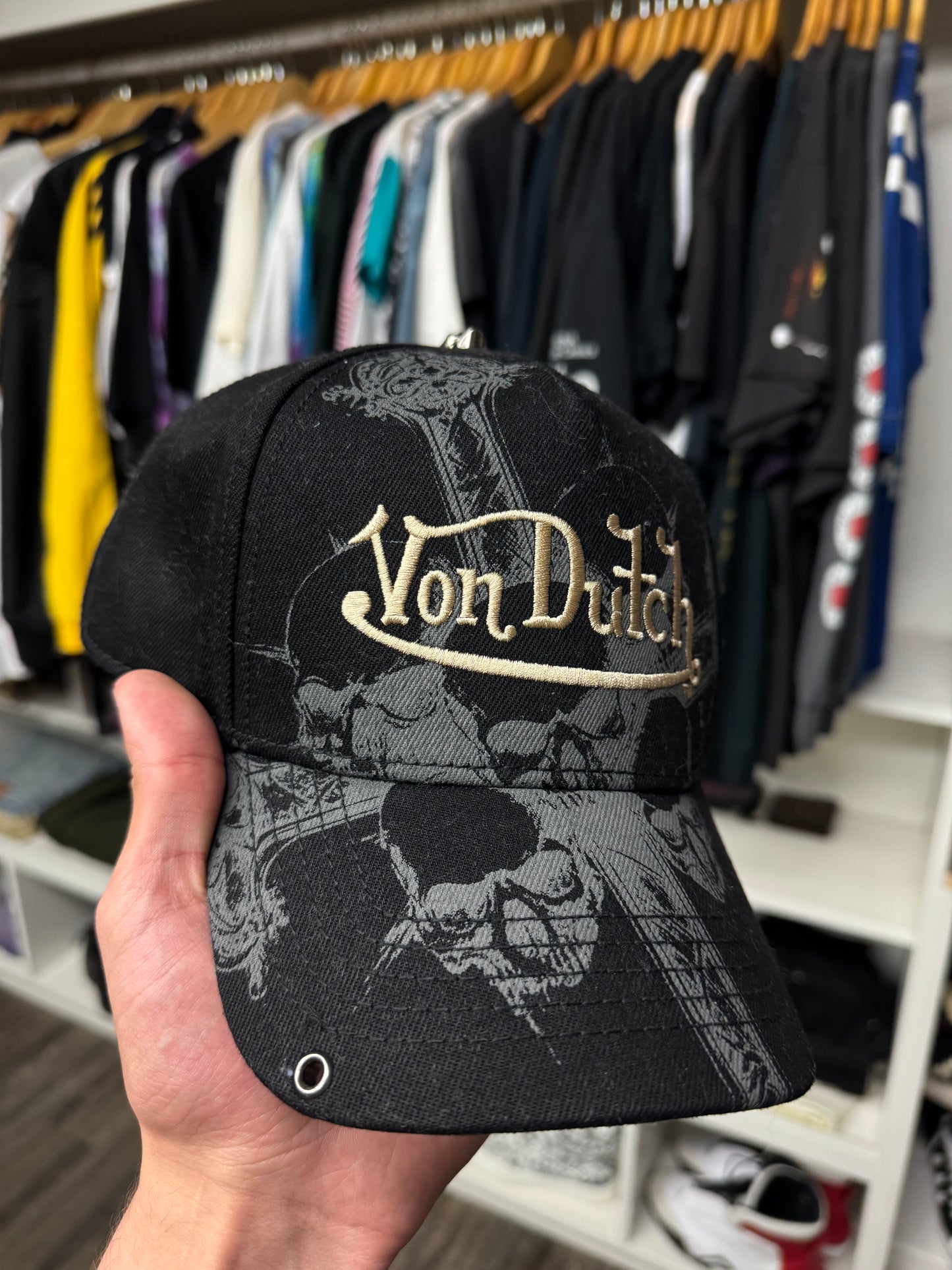 VON DUTCH Y2K SNAP BACK HAT (OS)