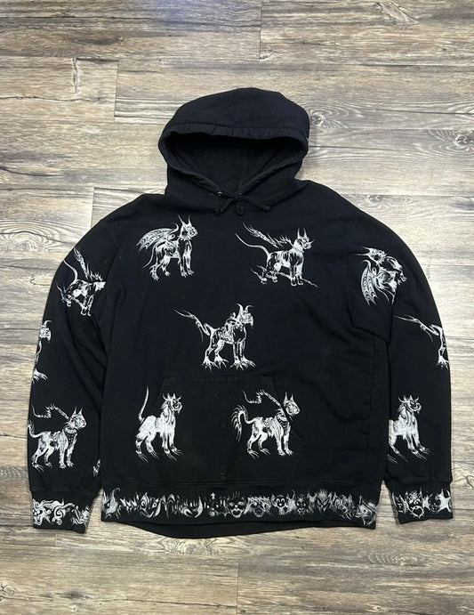 SUPREME DOG PRINT HOODIE (XL)