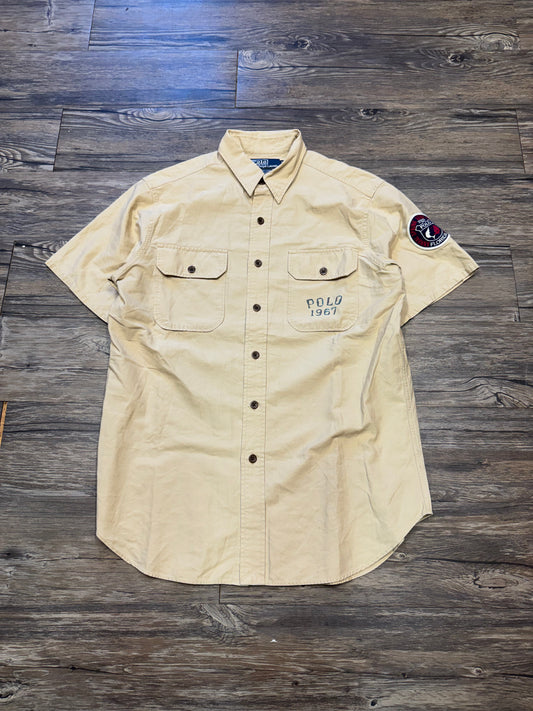 POLO RALPH LAUREN 2003 SHARK BUTTON UP SHIRT (M)