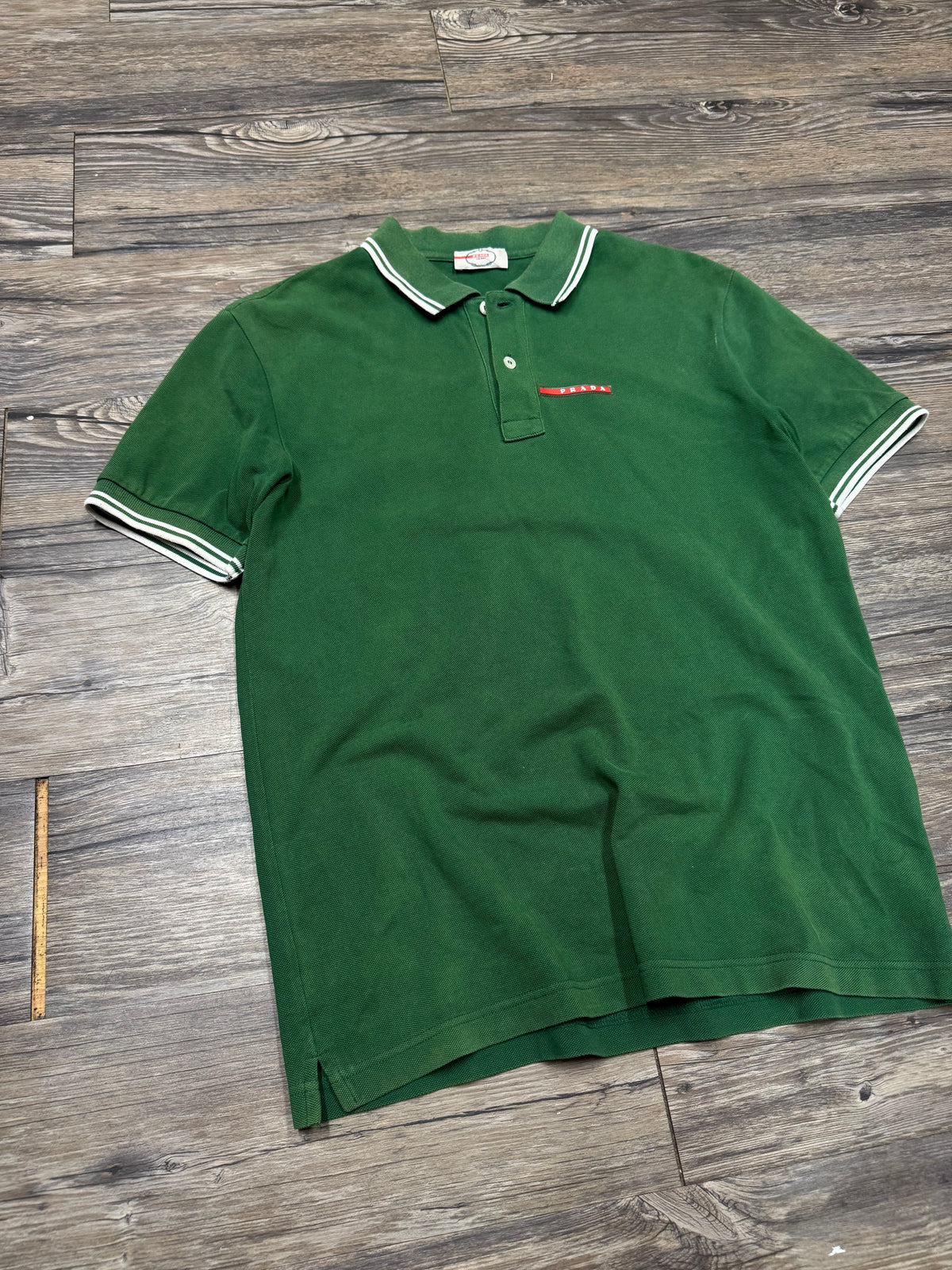 PRADA 2000’s FOREST GREEN  POLO (S)