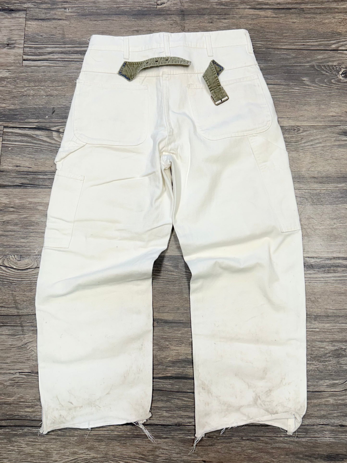 80’s MULTI PATCH DISTRESSED PANTS (30)