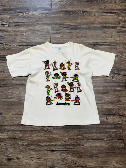 VINTAGE 1990 JAMAICA RASTA T-SHIRT (M)