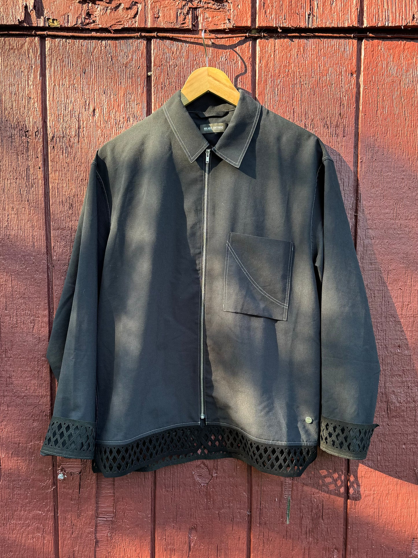 NULABEL NETTED ZIP JACKET (M)