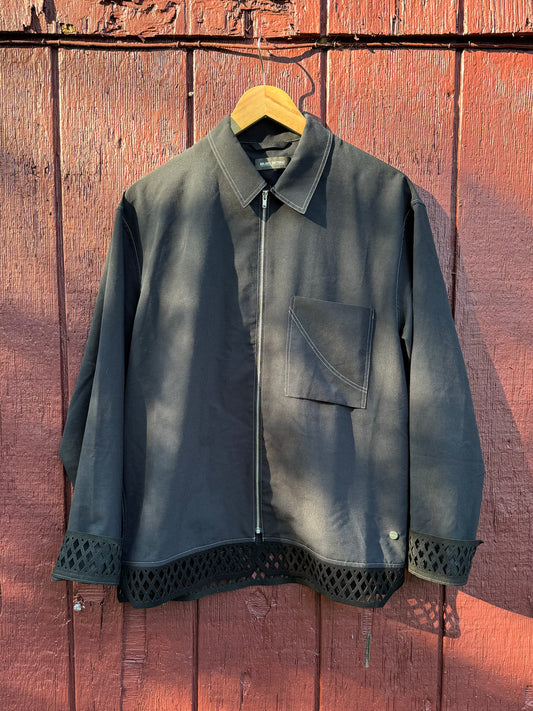 NULABEL NETTED ZIP JACKET (M)