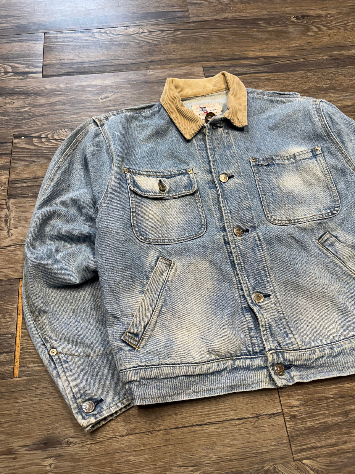 POLO RALPH LAUREN NATIVE AMERICAN DENIM JACKET (S)