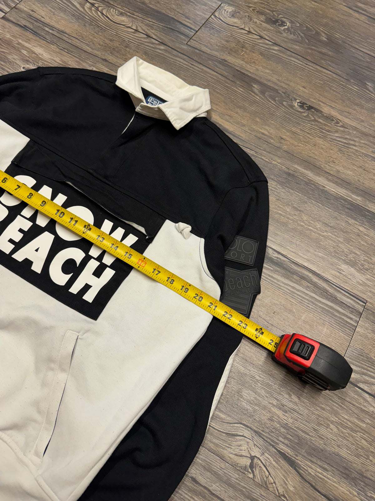 POLO RALPH LAUREN SPORT SNOWBEACH RUGBY LONGSLEEVE SHIRT (M)