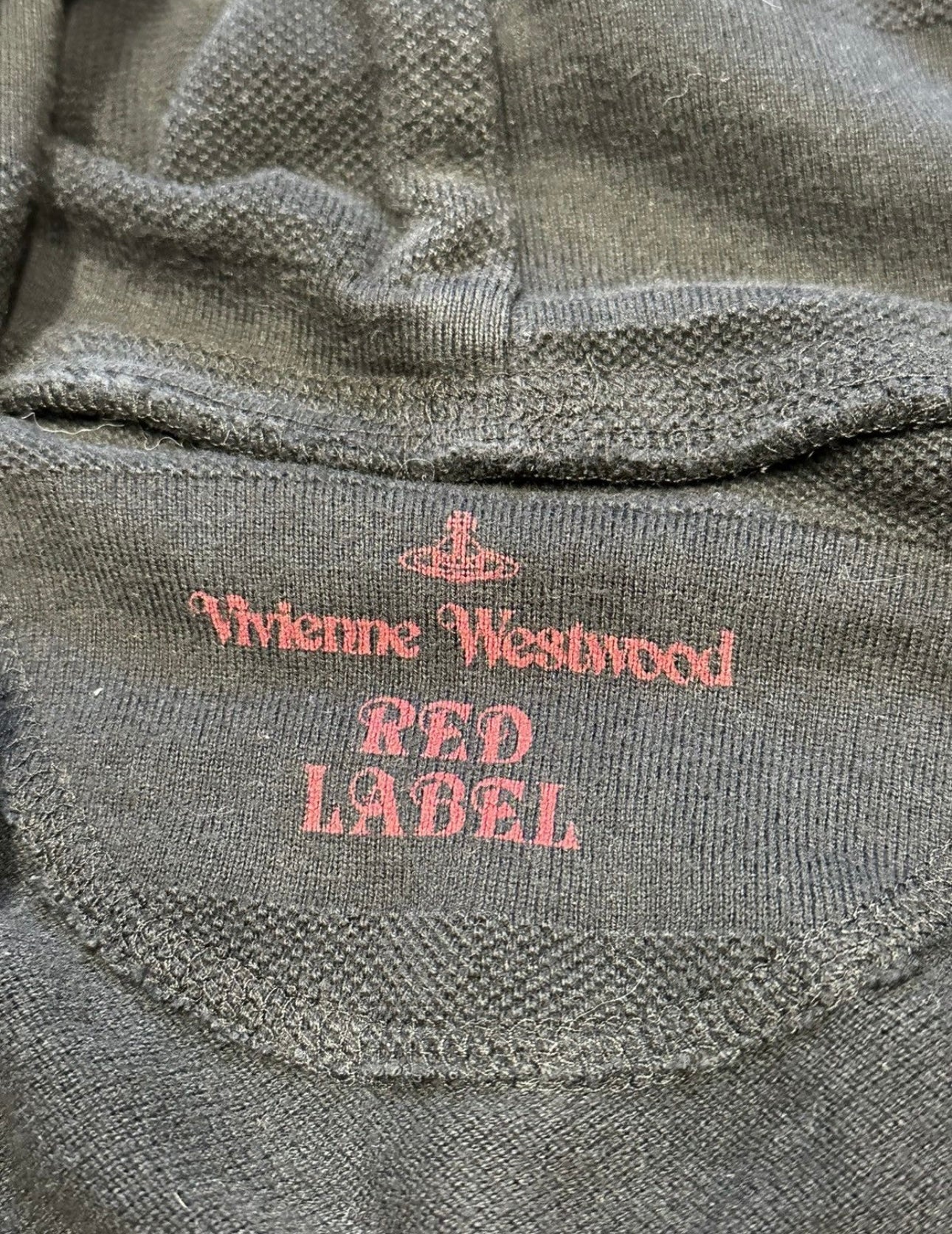 トップス Vivienne Westwood RED LABEL zip hoodie Vivienne Westwood Red Label Asymmetrical Zip-Up Long Hoodie