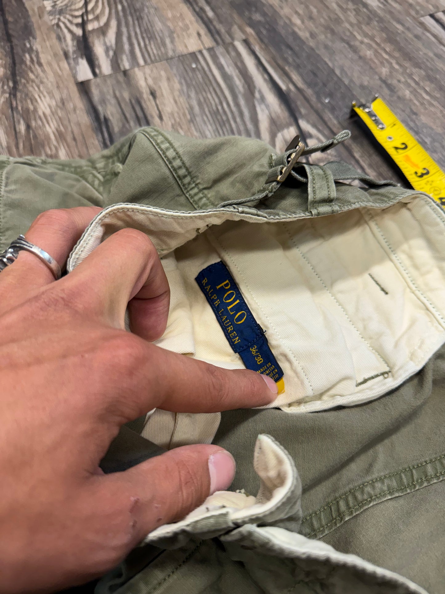 POLO RALPH LAUREN MILITARY CARGO PANTS (28)
