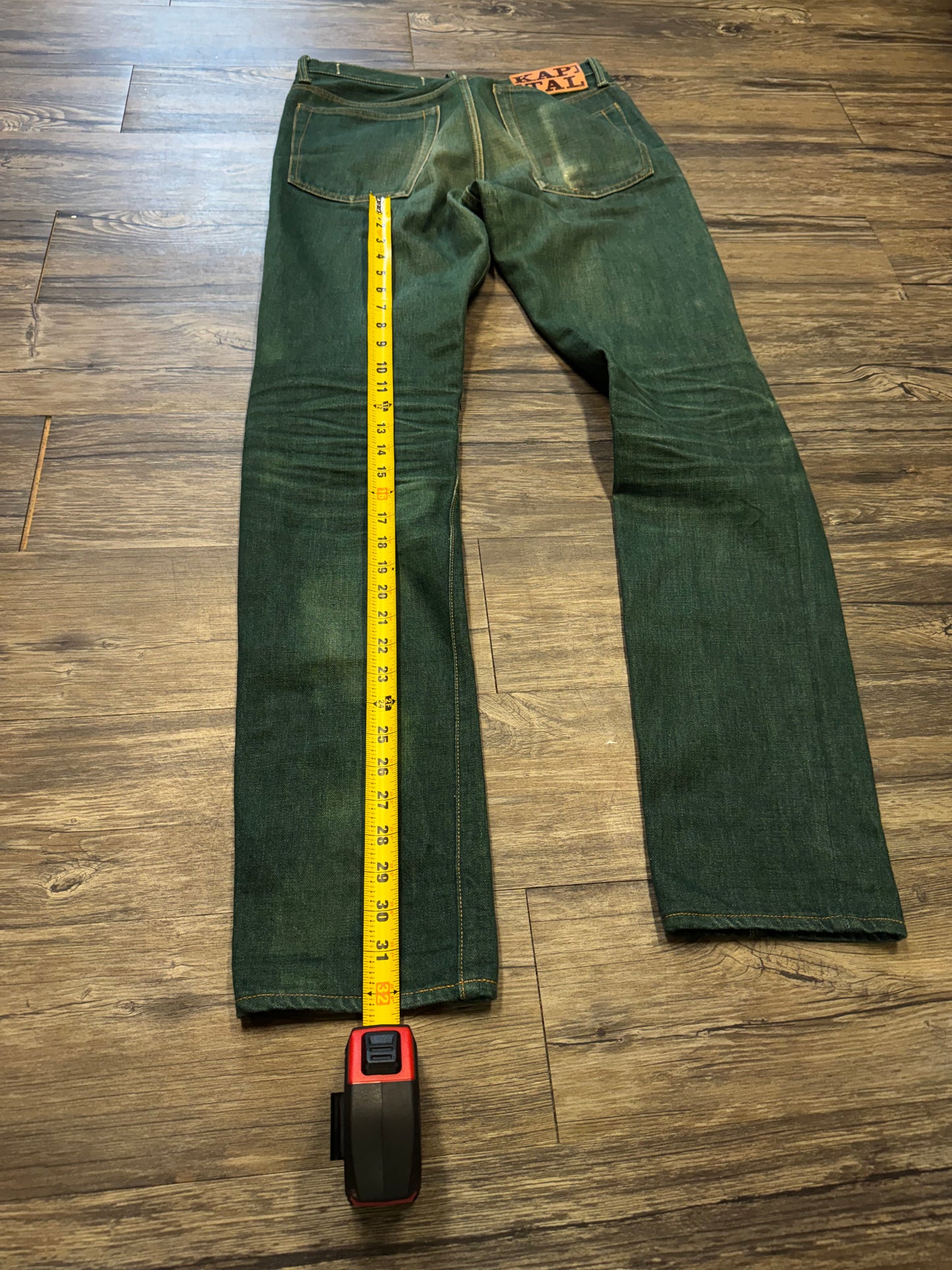KAPITAL NO.4 PLANT DYED DENIM 5P MONKEY CISCO JEANS (30)