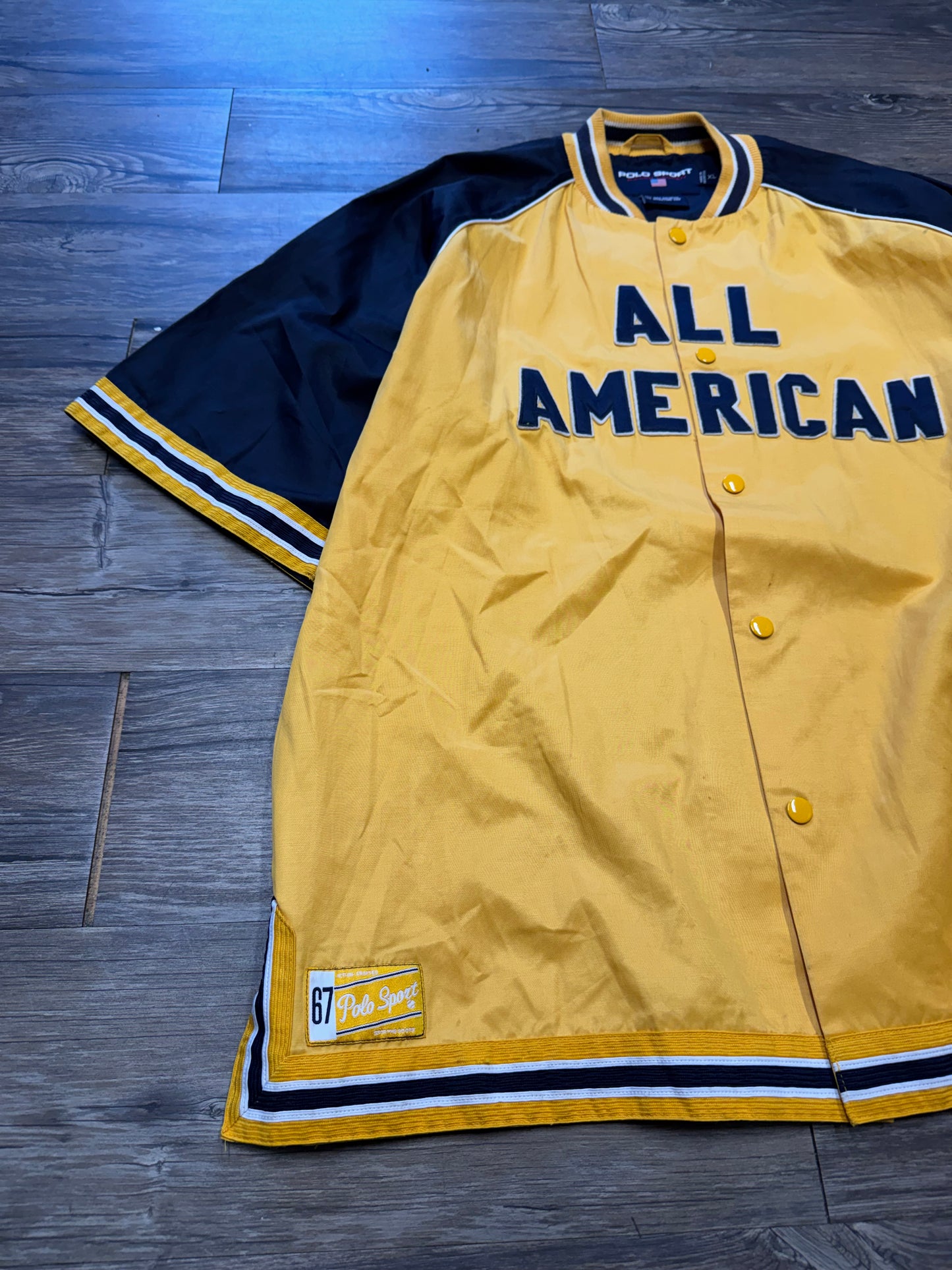 RALPH LAUREN POLO SPORT ALL AMERICAN BASEBALL JERSEY (XL)