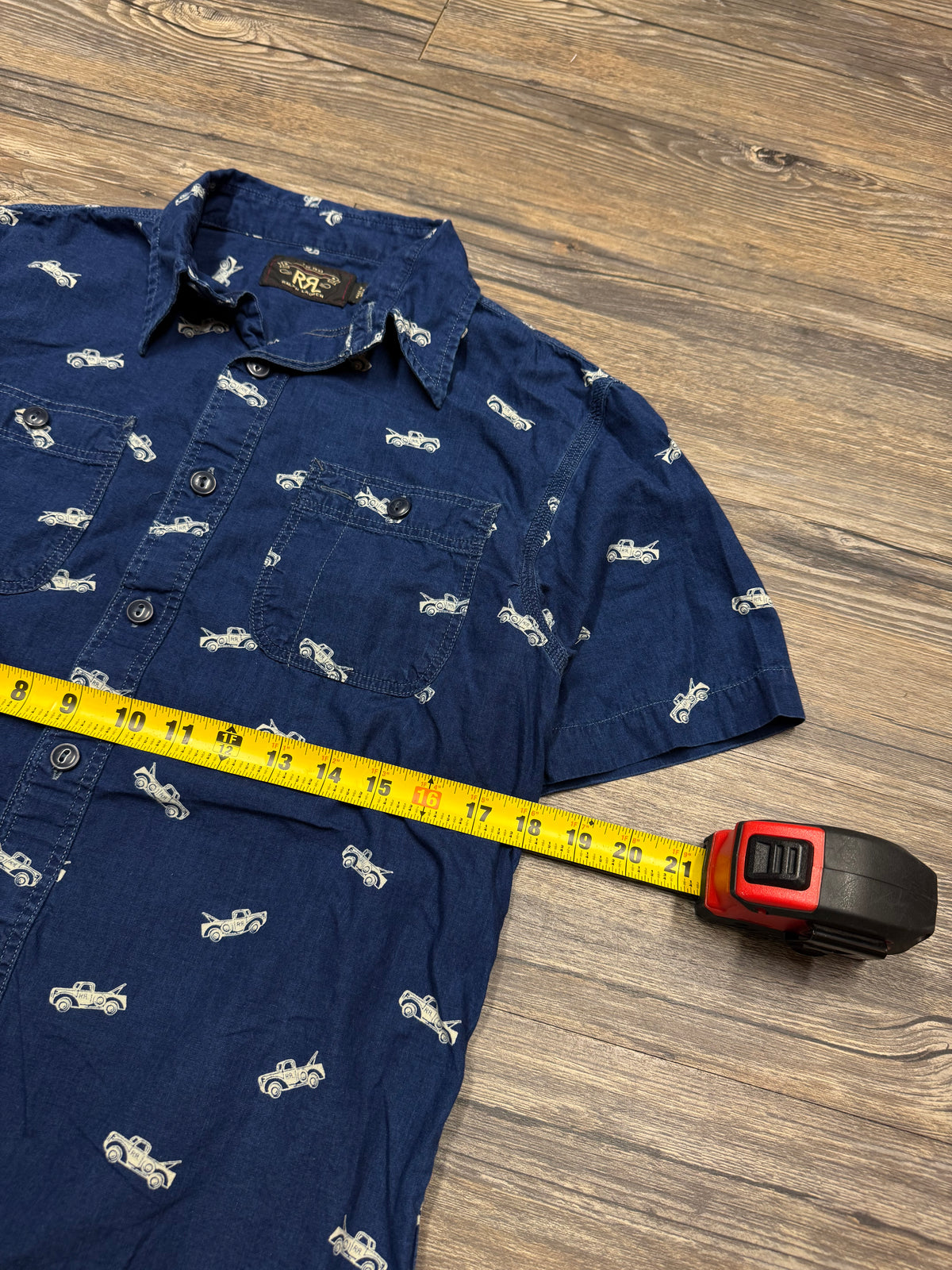 RRL TRUCK DESIGN BUTTON UP SHIRT (S)