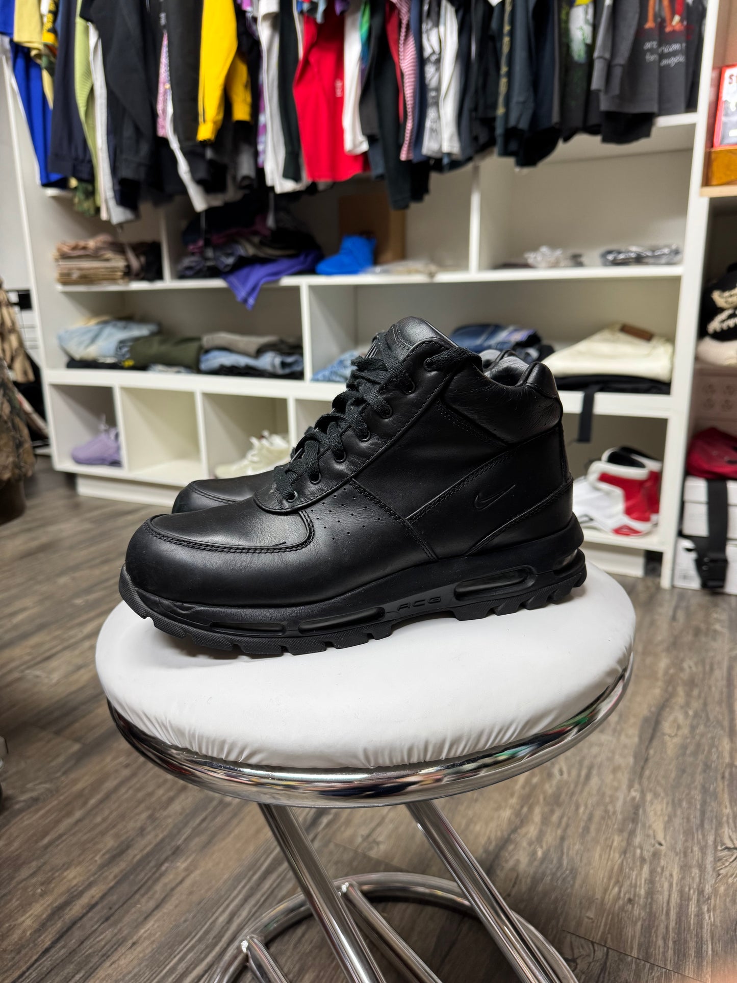 NIKE ACG BLACK GOADOME HIKING BOOTS (11)