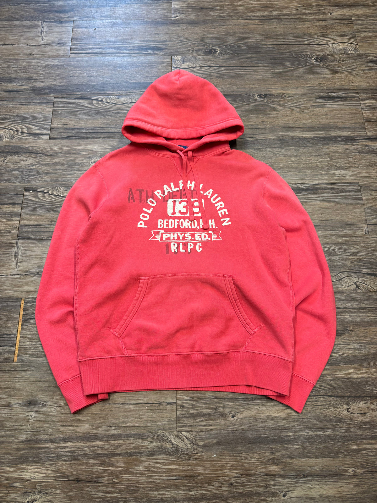 POLO RALPH LAUREN SALMON BEDFORD PHYS. ED HOODIE (M)